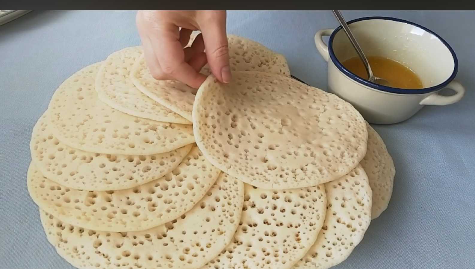 Марокканские блины на манке-Шаг 10