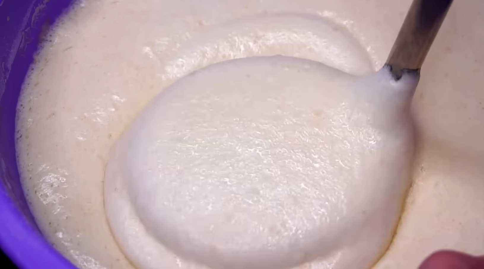 Дрожжевые блины на сковороде-Шаг 6