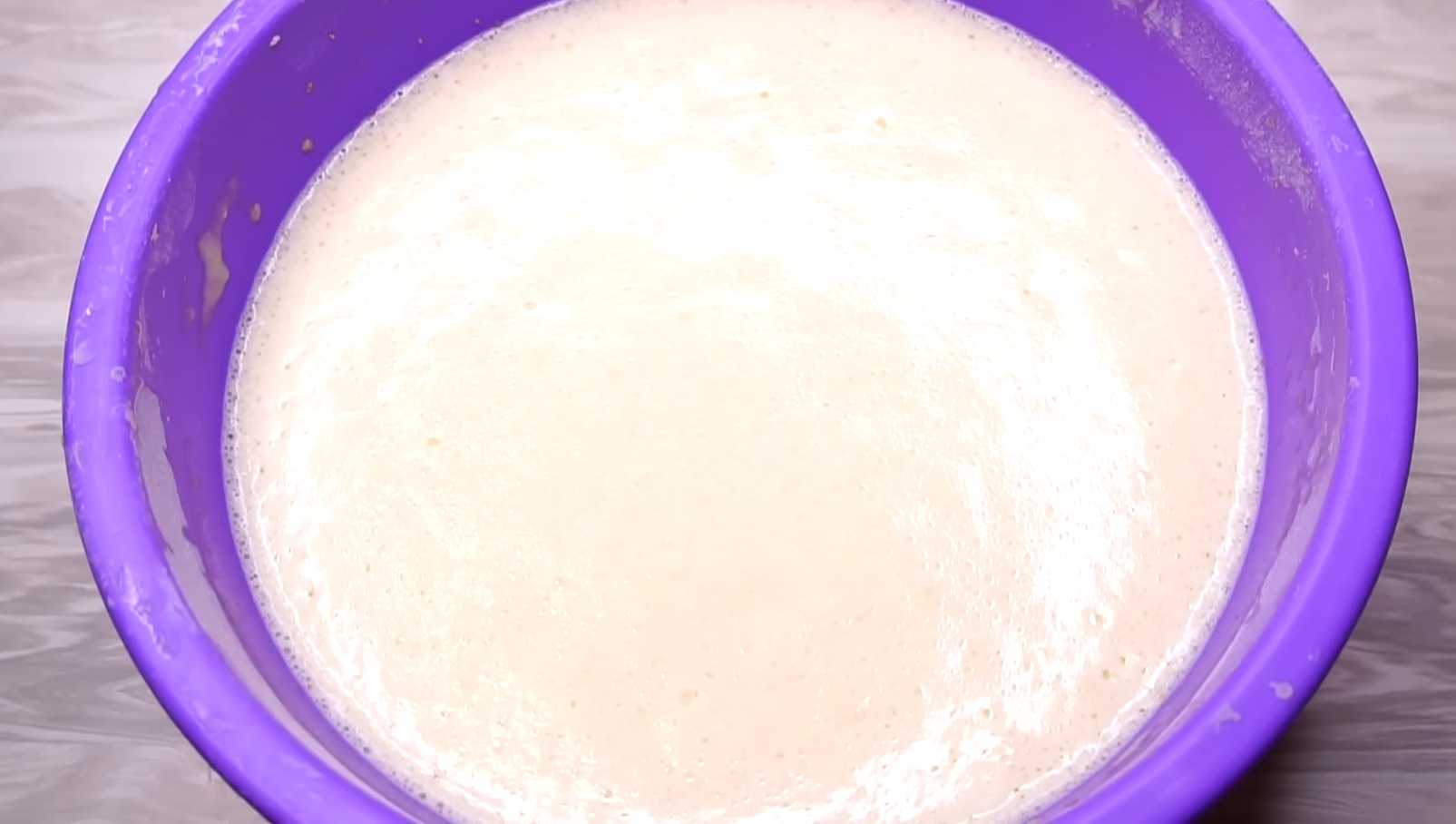 Дрожжевые блины на сковороде-Шаг 5