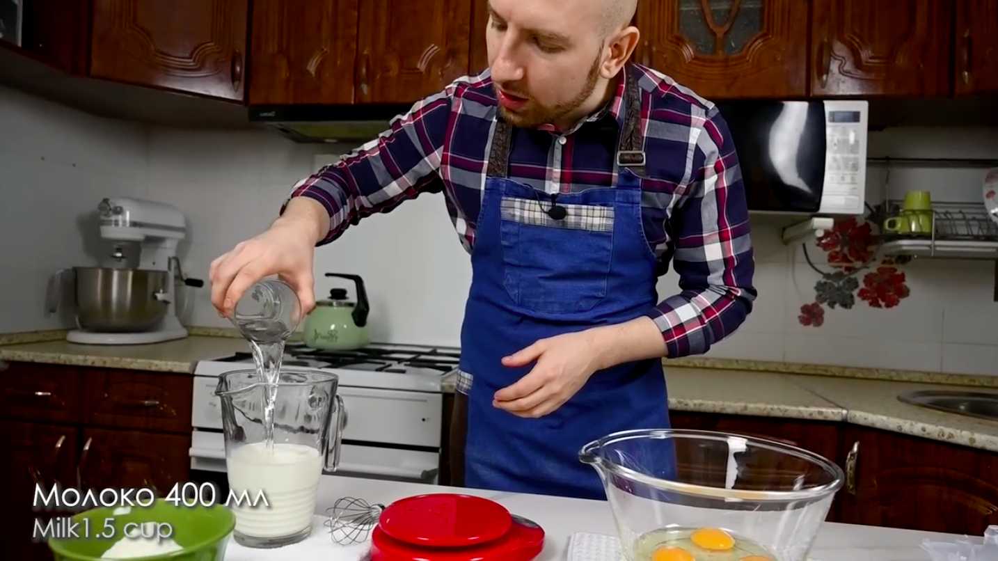 Блины с ветчиной и сыром-Шаг 2