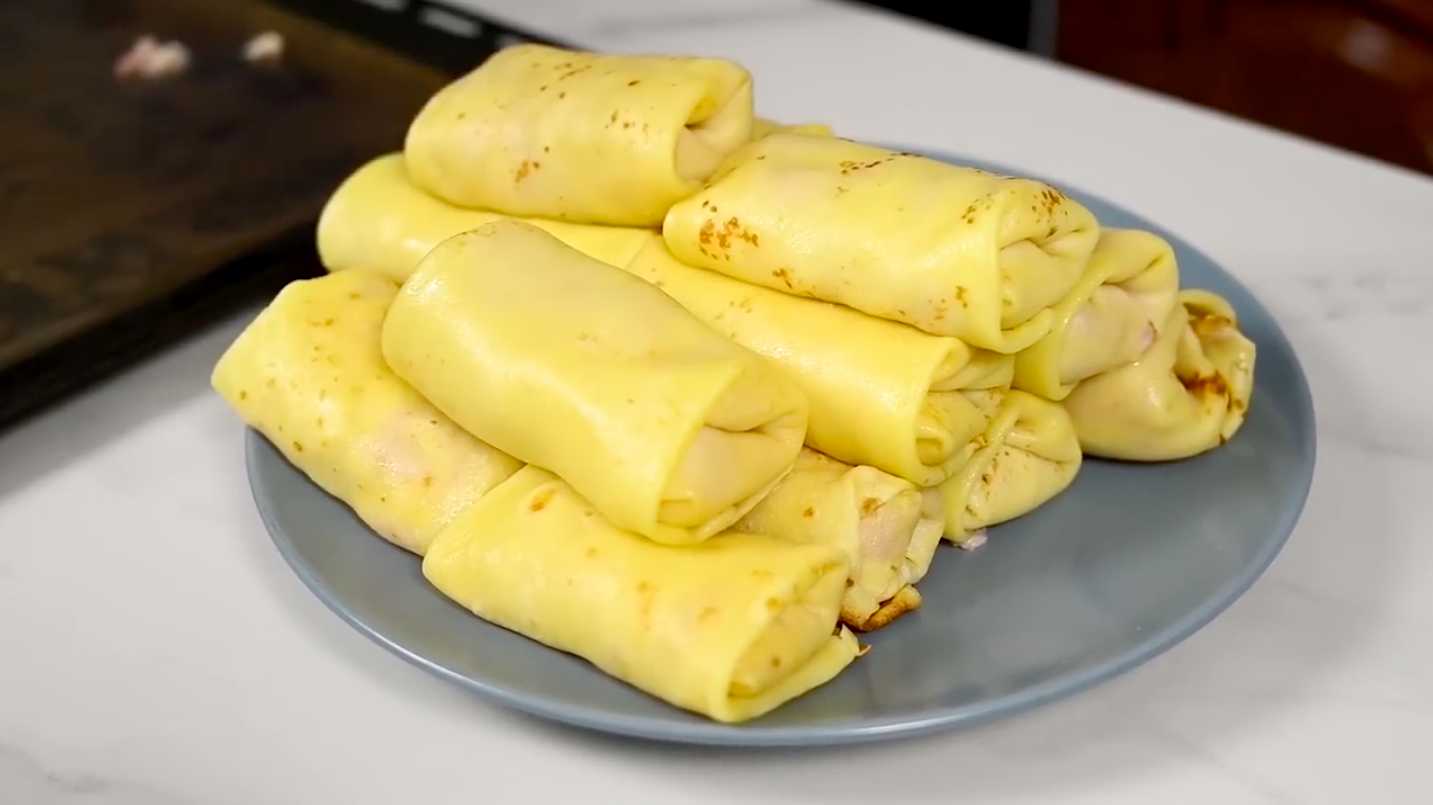 Блины с ветчиной и сыром-Шаг 19