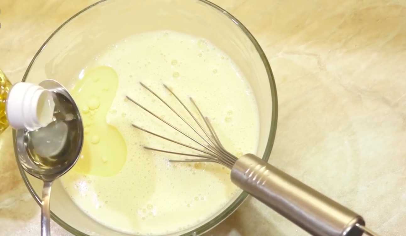 Блины на молоке и кипятке без соды-Шаг 5