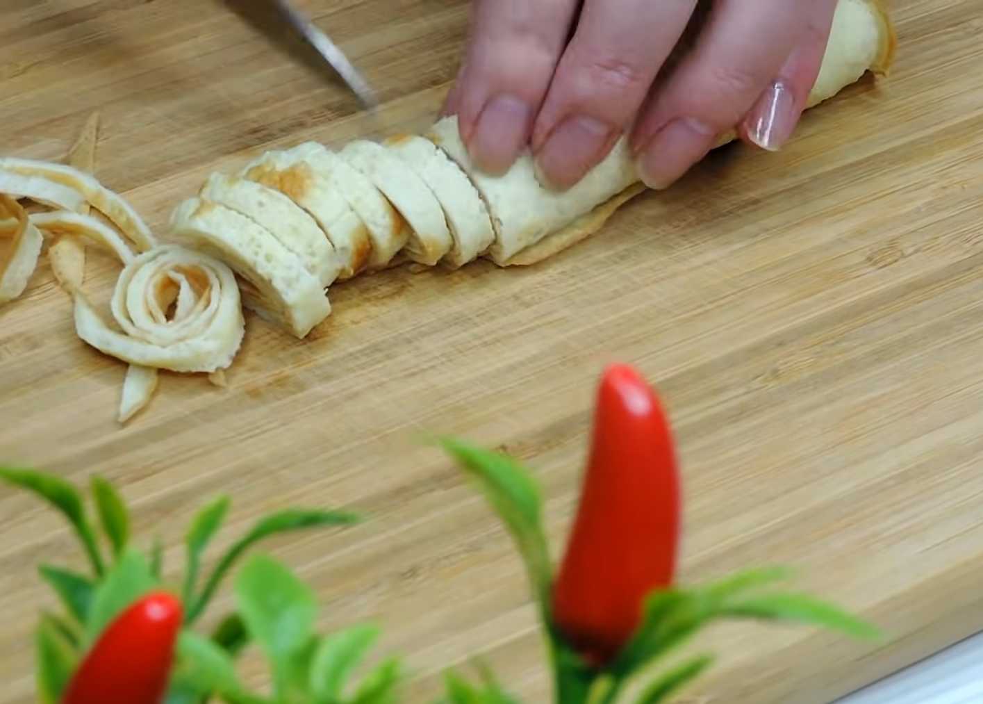 Яичные блины для салата-Шаг 8