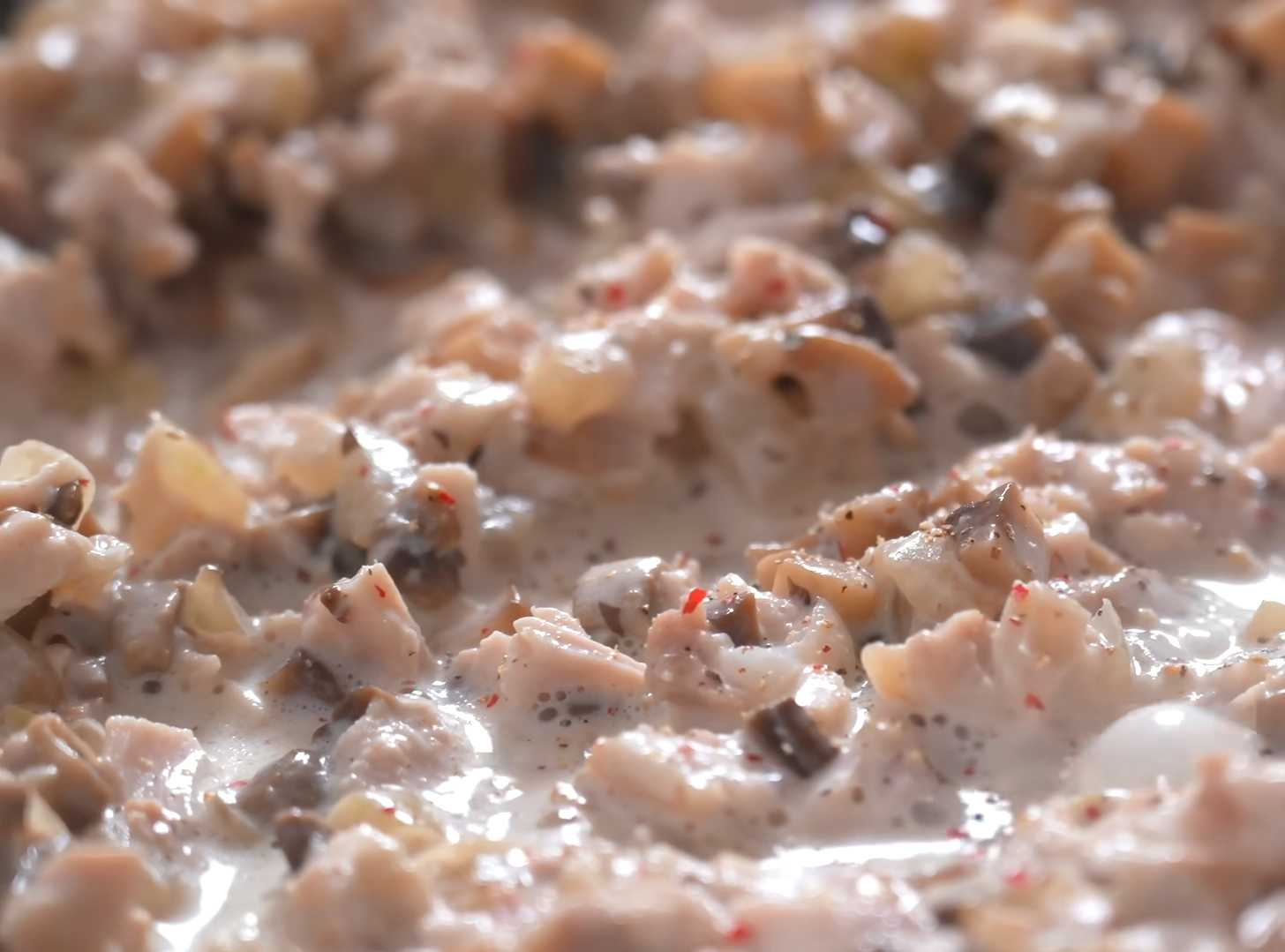 Курник из блинов с курицей и грибами-Шаг 6