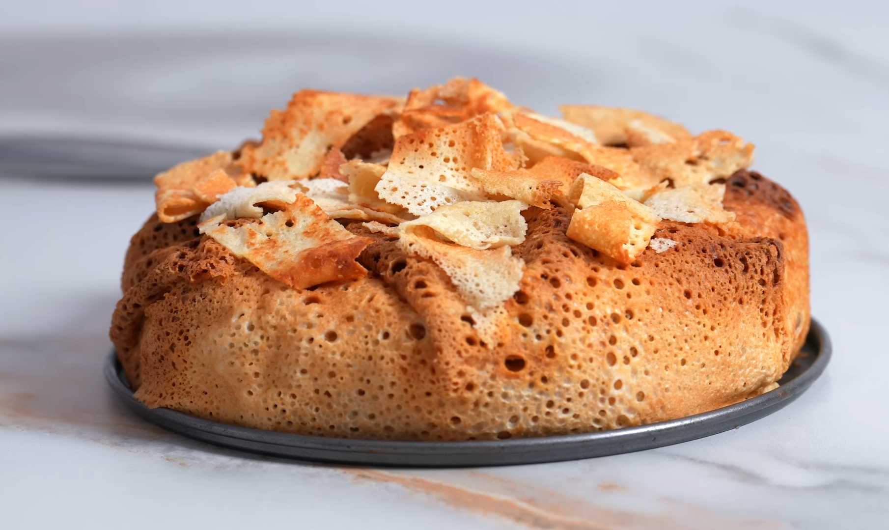 Курник из блинов с курицей и грибами-Шаг 11