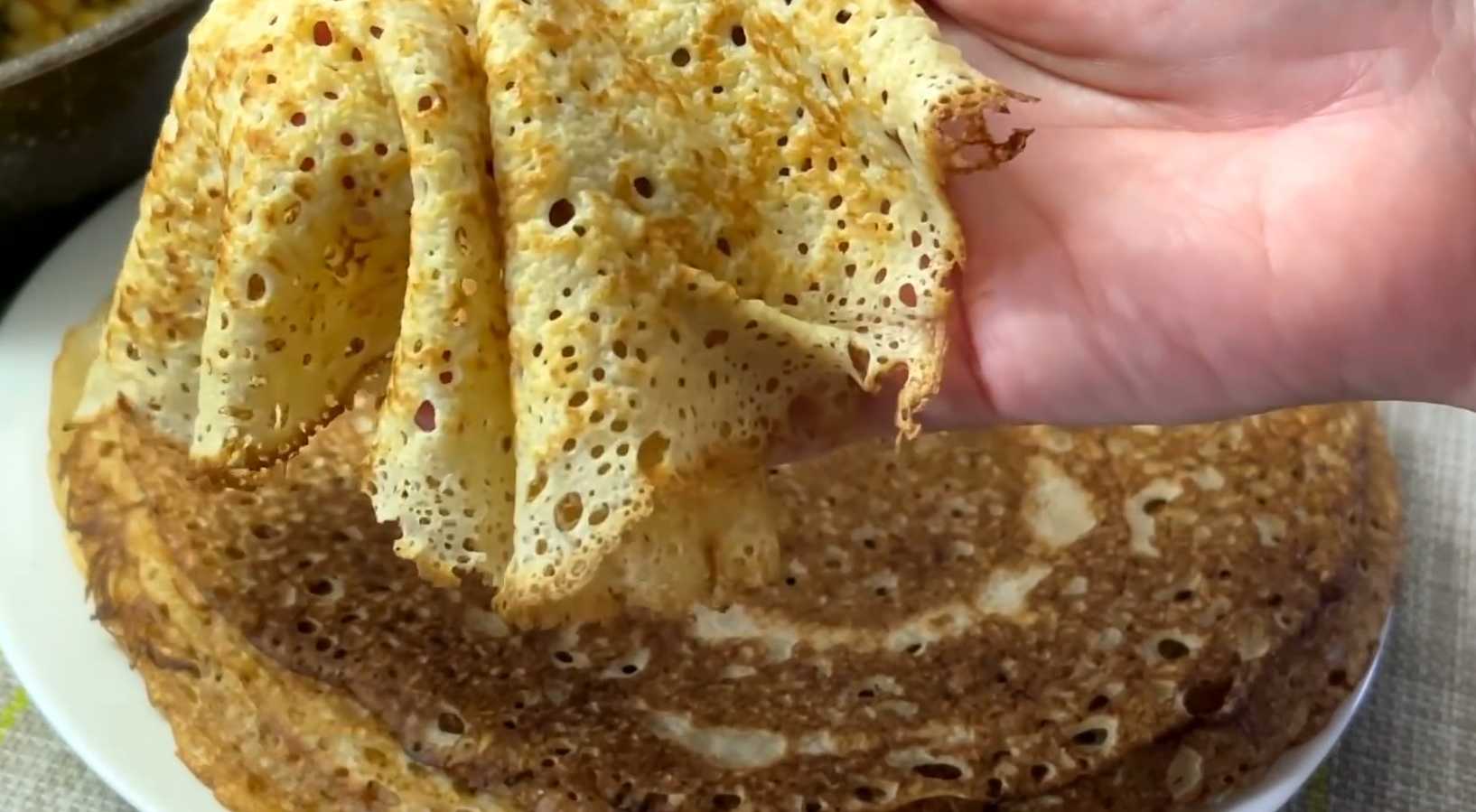 Блины с содой на кефире-Шаг 11