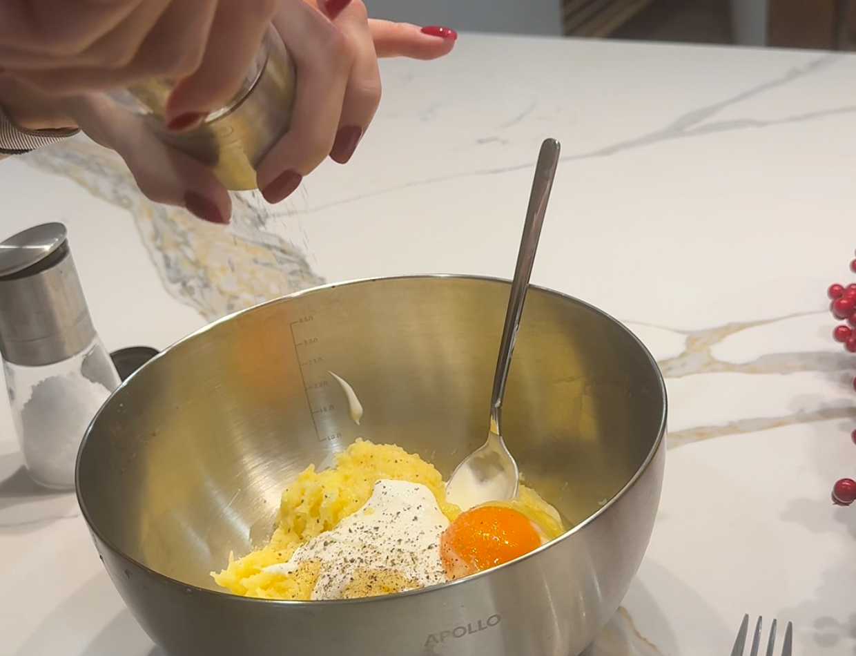 Картофельные оладьи со сметаной без муки-Шаг 6