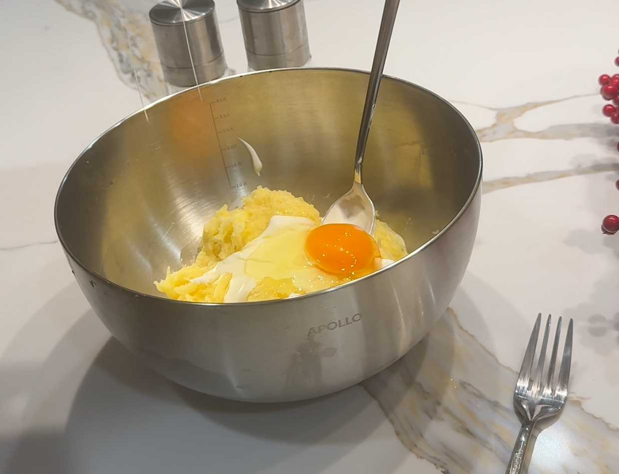 Картофельные оладьи со сметаной без муки-Шаг 5