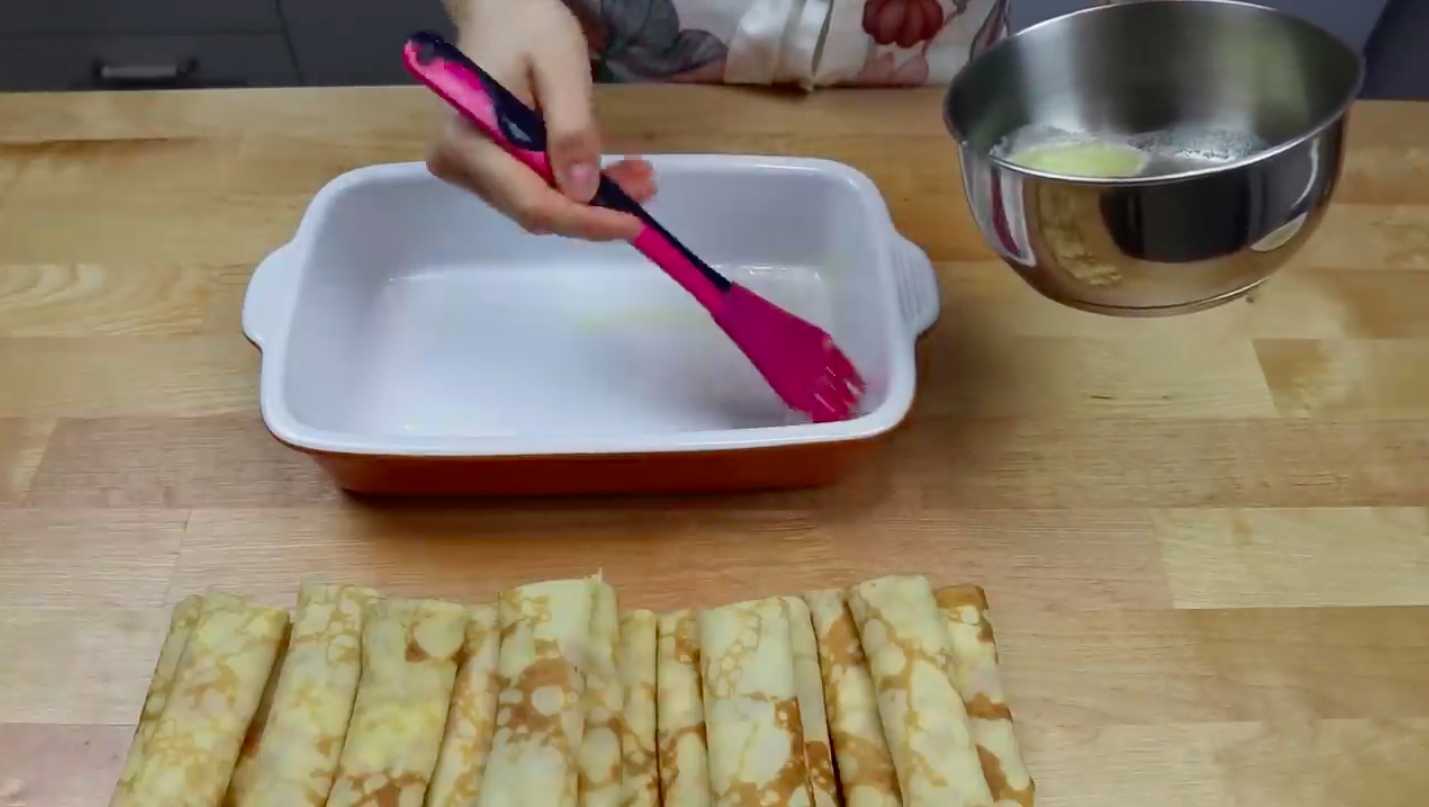 Блины с творогом-Шаг 17