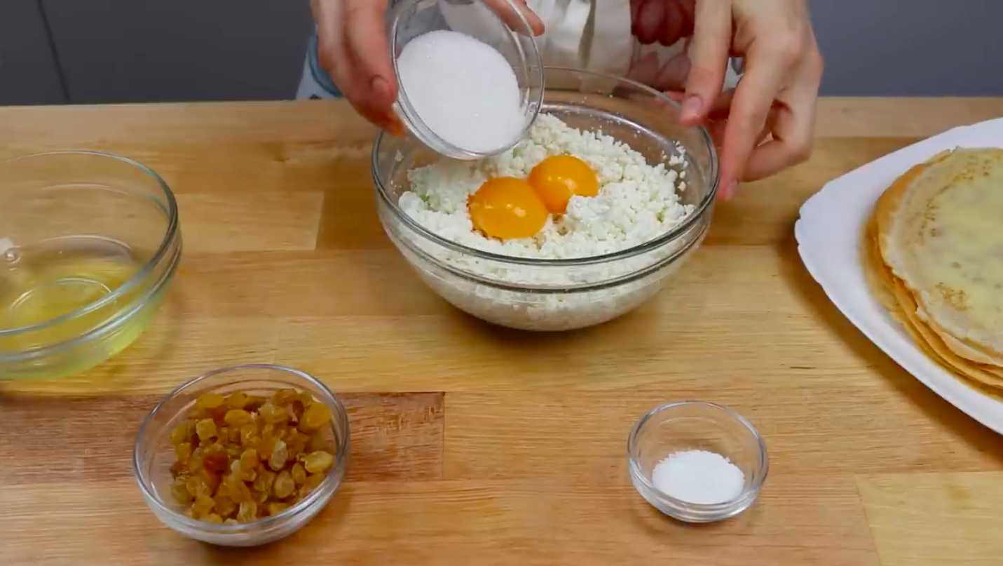 Блины с творогом-Шаг 10