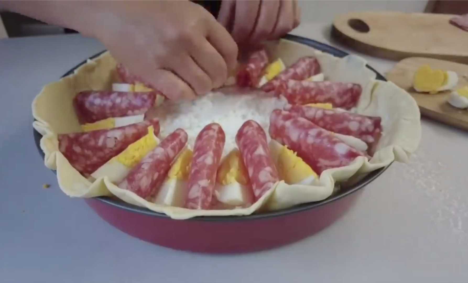 Деревенский пасхальный пирог Паскуалина-Шаг 8