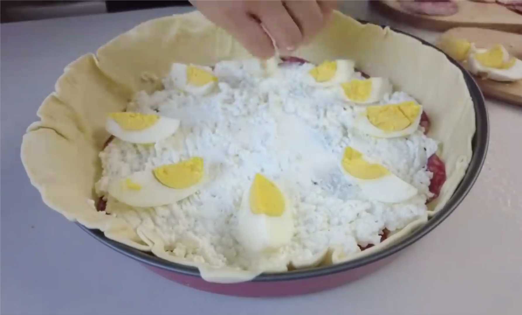 Деревенский пасхальный пирог Паскуалина-Шаг 7