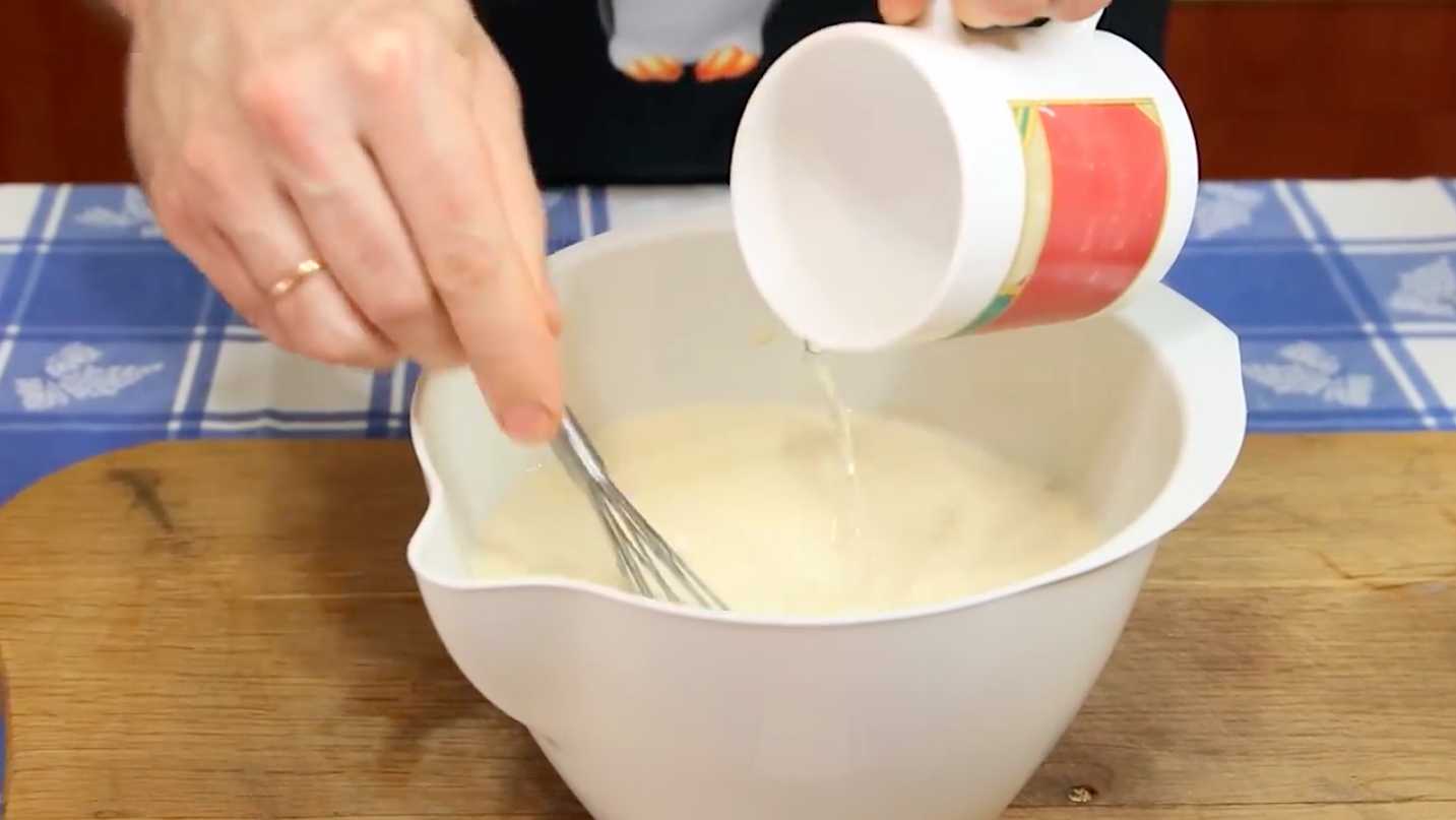 Русские блины на молоке-Шаг 6