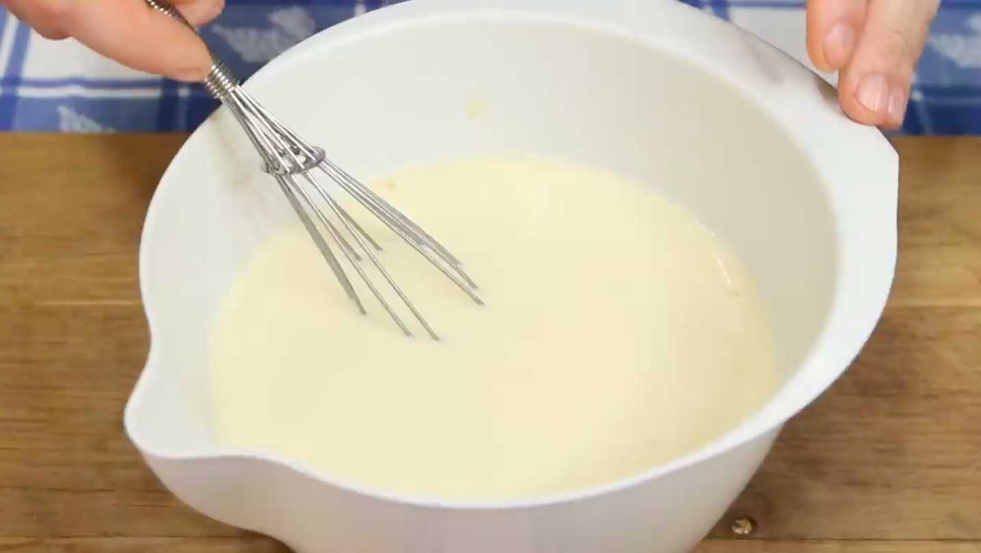 Русские блины на молоке-Шаг 7