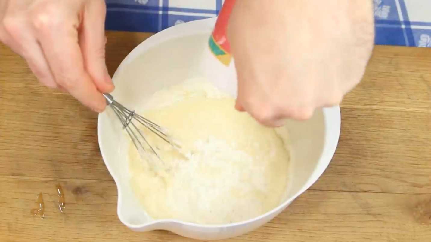 Русские блины на молоке-Шаг 4