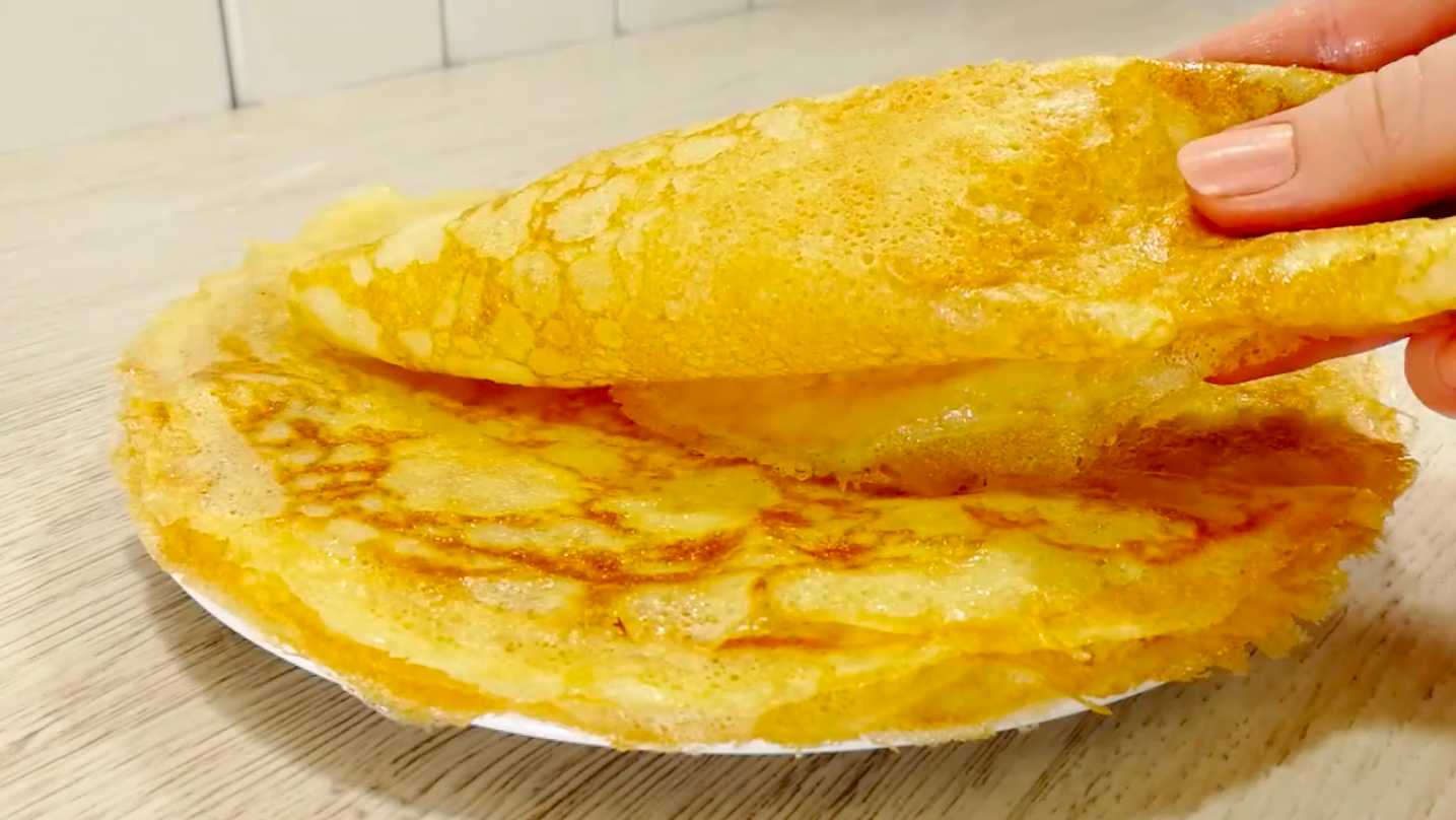 Блины без муки-Шаг 12