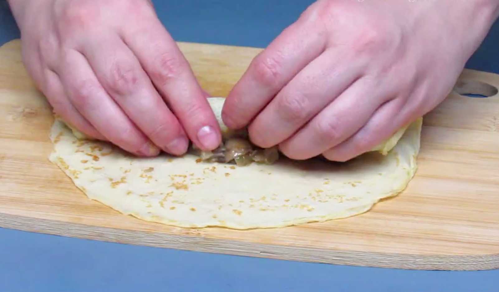 Блины с грибами-Шаг 19