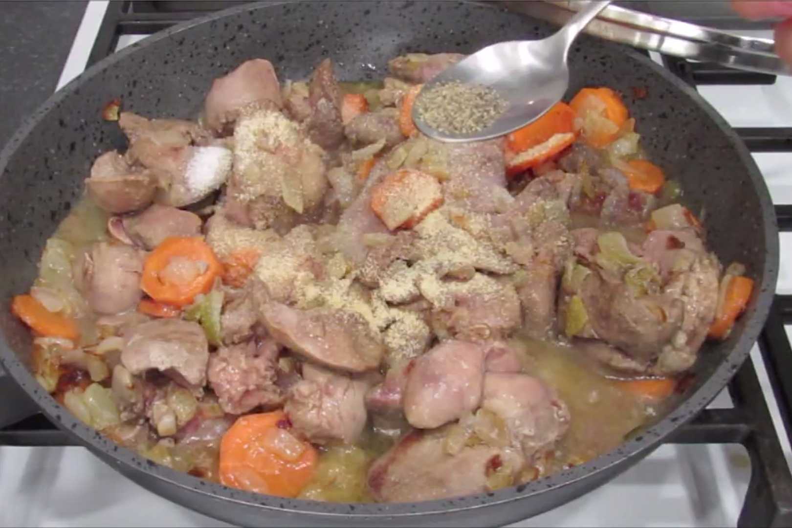 Блины с куриной печенью-Шаг 3