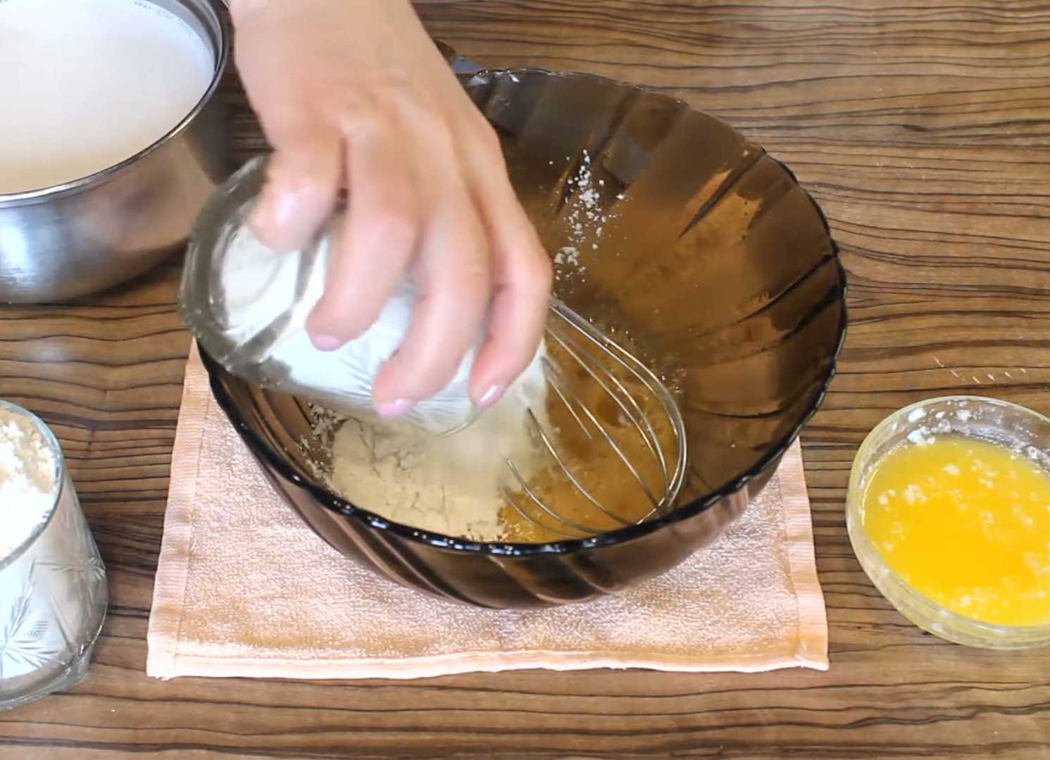 Блины на сухом молоке с яйцами-Шаг 3