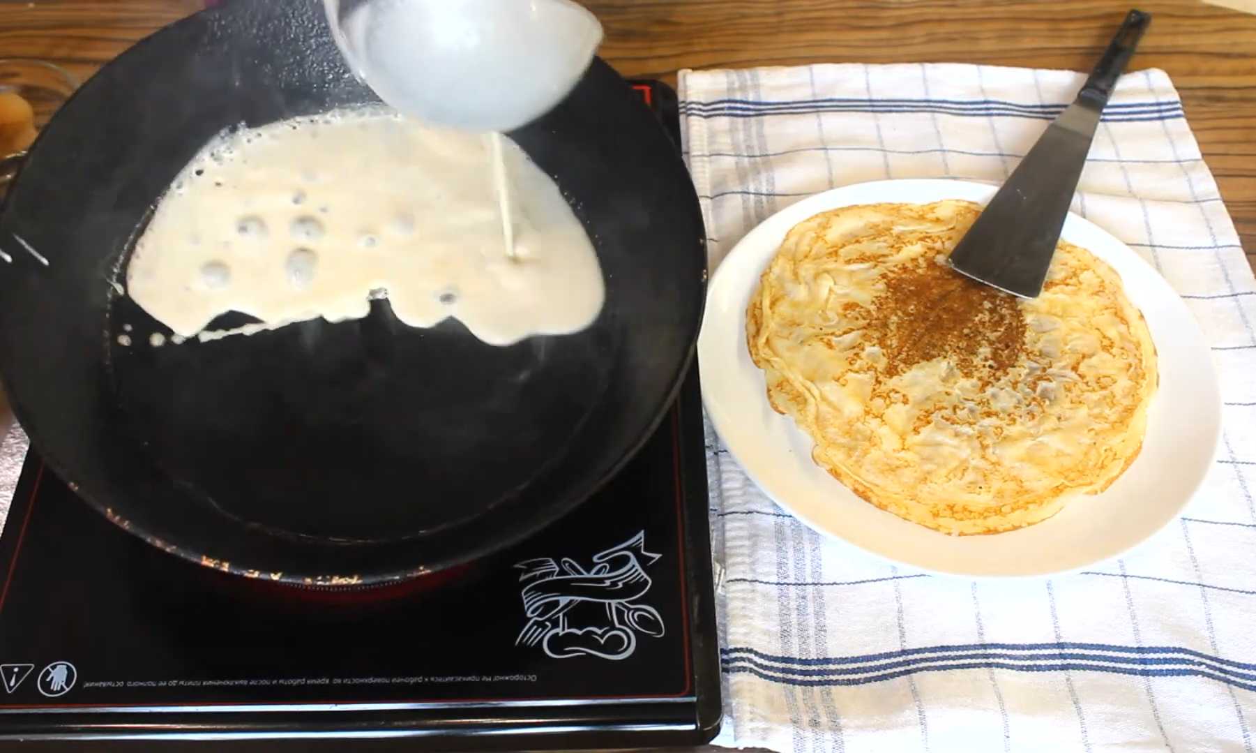 Блины на сухом молоке с яйцами-Шаг 10