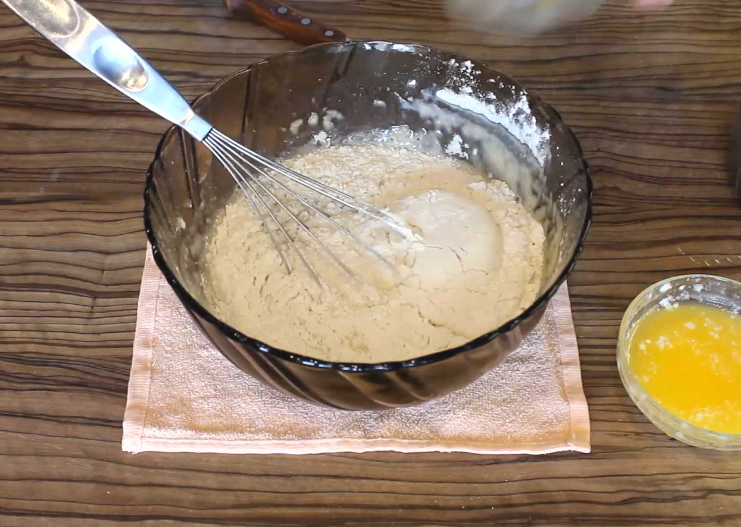 Блины на сухом молоке с яйцами-Шаг 5