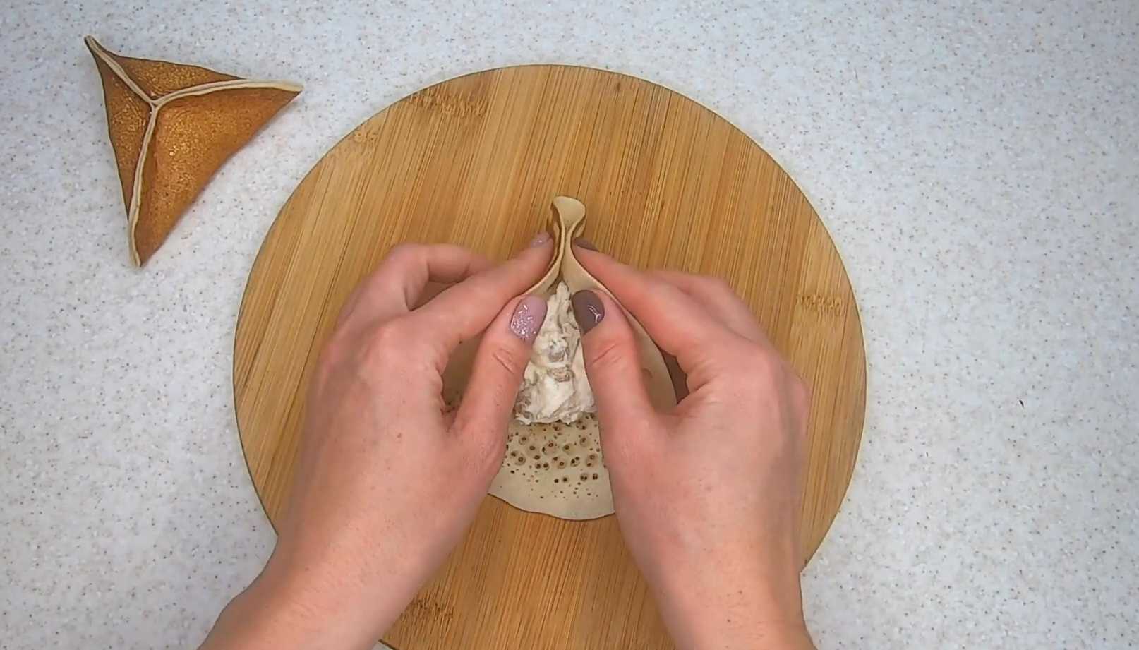 Блины с творогом и изюмом-Шаг 14