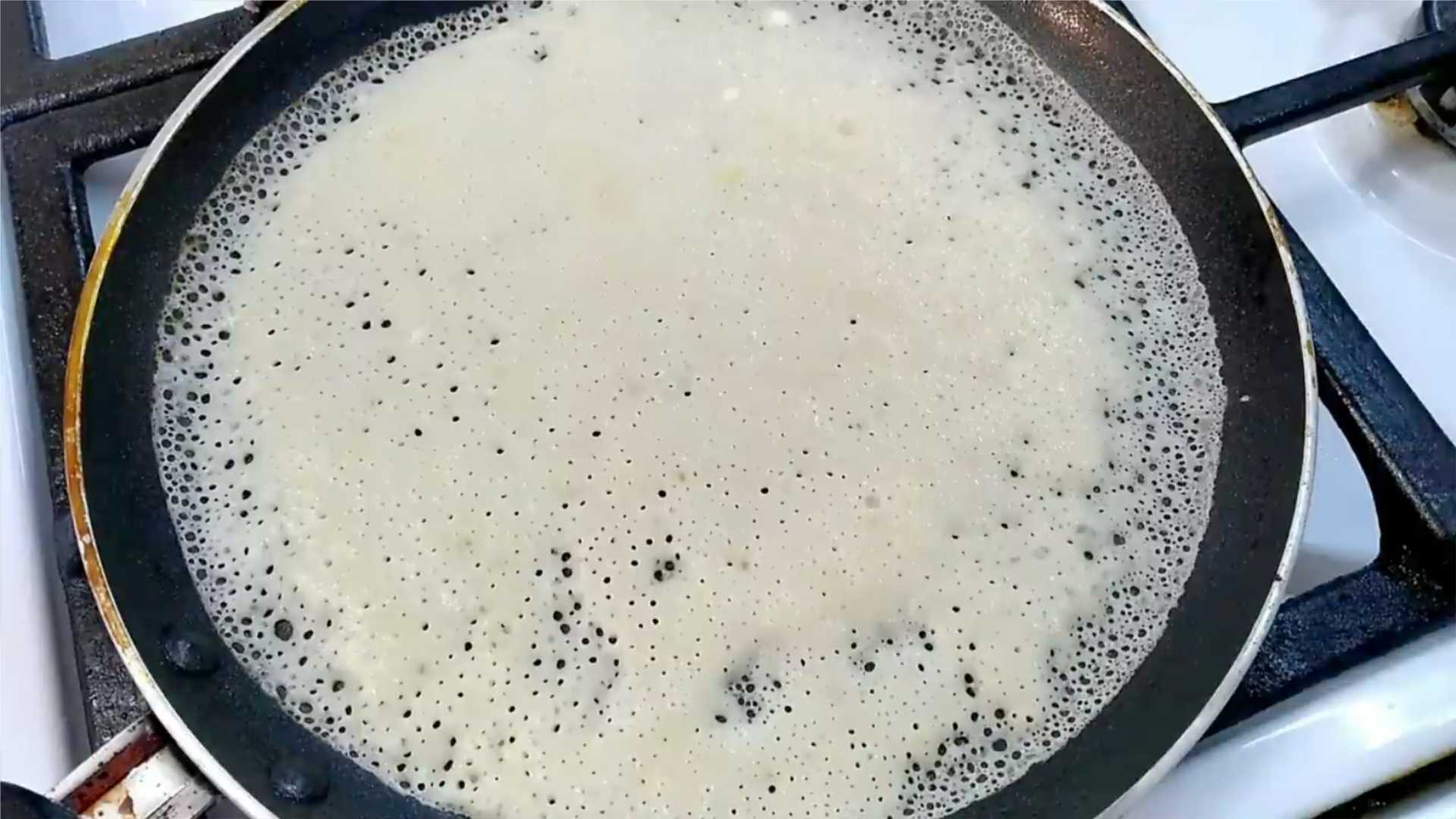 Ажурные блины на молоке-Шаг 9