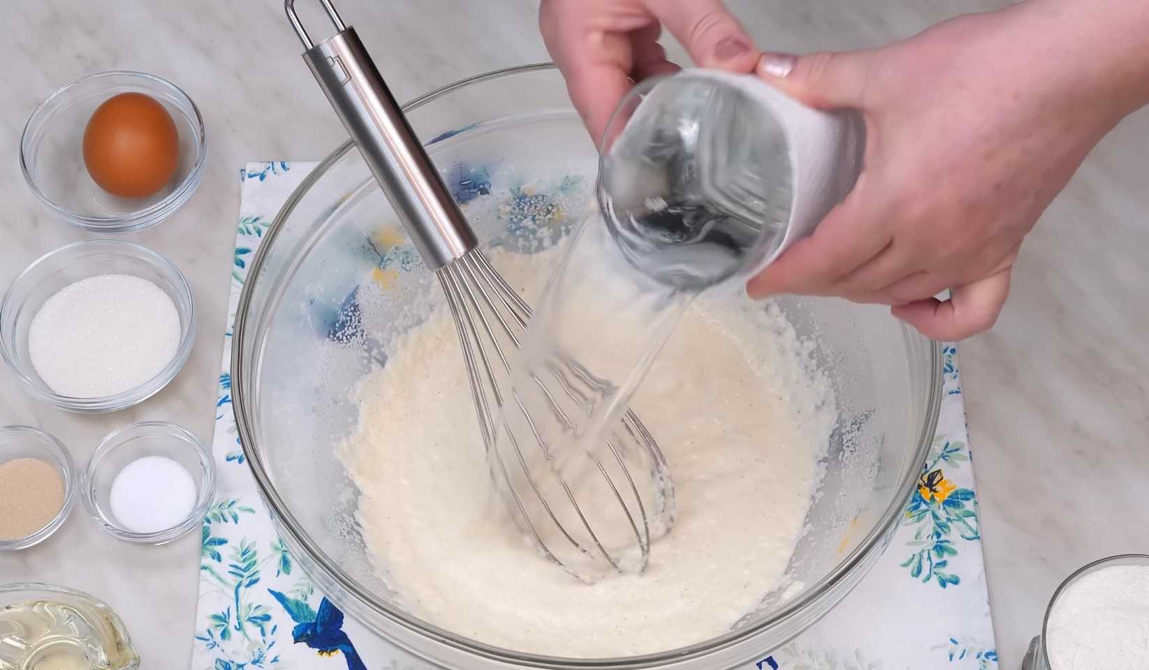 Дрожжевые блины на манке и молоке-Шаг 3