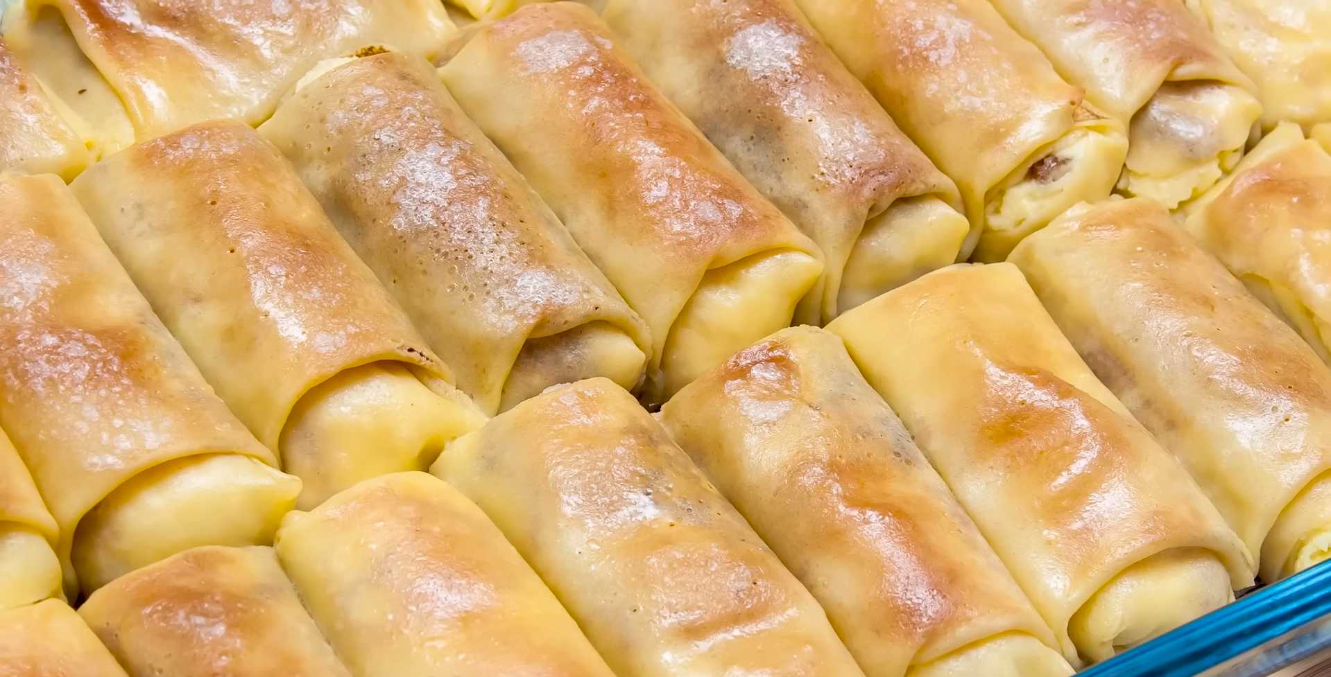 Блины с творогом в духовке-Шаг 19