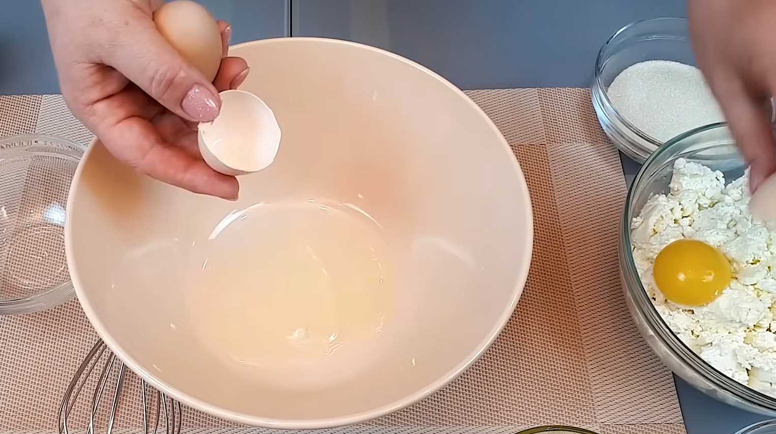 Блины с творогом в духовке-Шаг 1