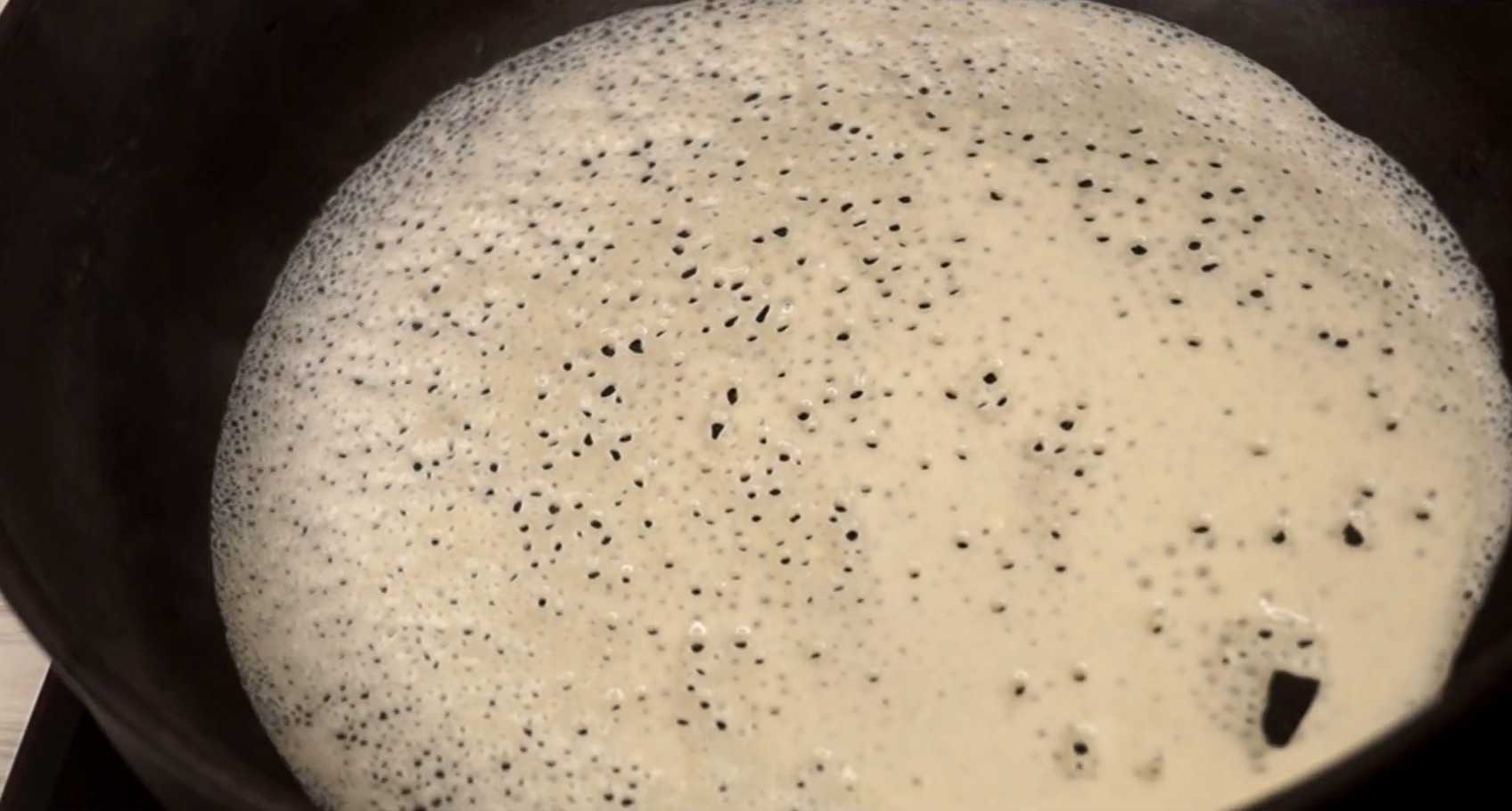 Блины на кипятке кружевные-Шаг 8