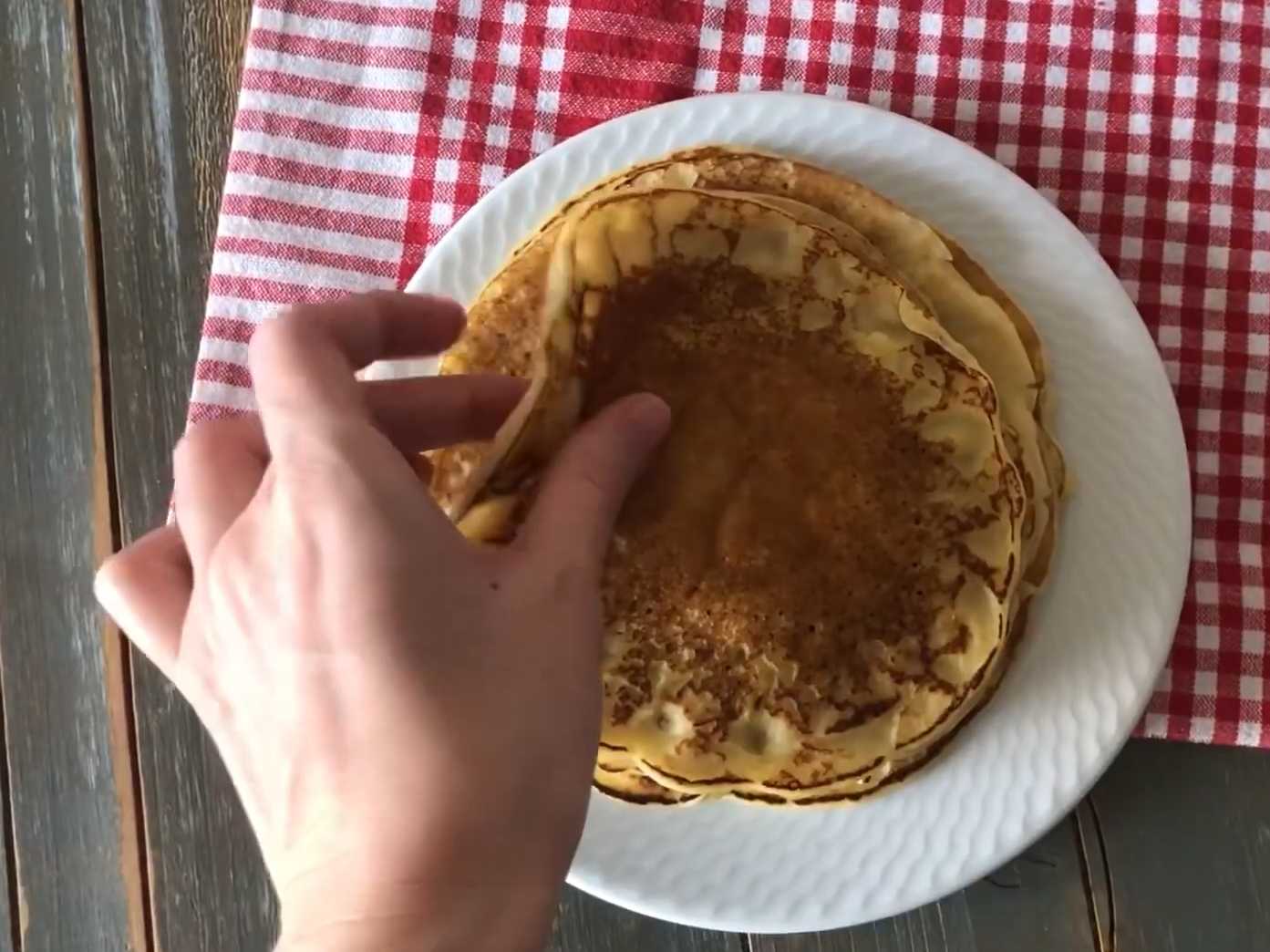 Блины на кокосовом молоке-Шаг 8