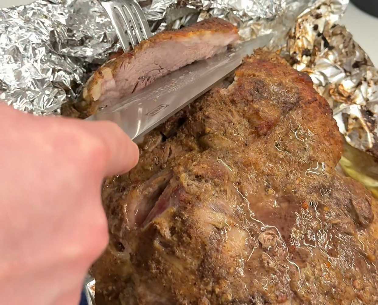 Запечённая баранина в духовке-Шаг 9