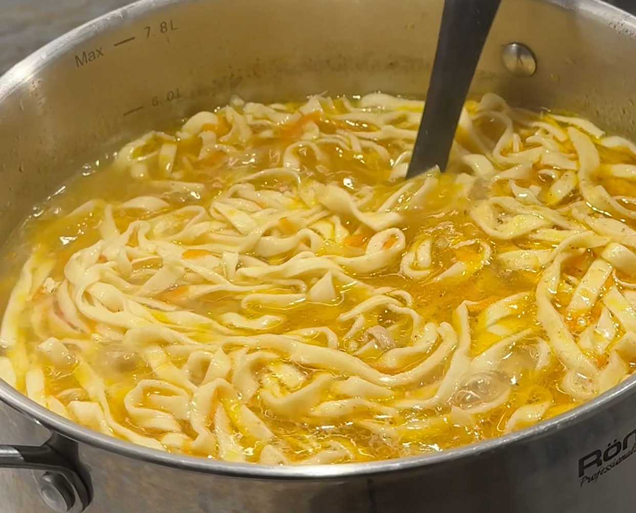 Куриный суп с домашней лапшой-Шаг 13