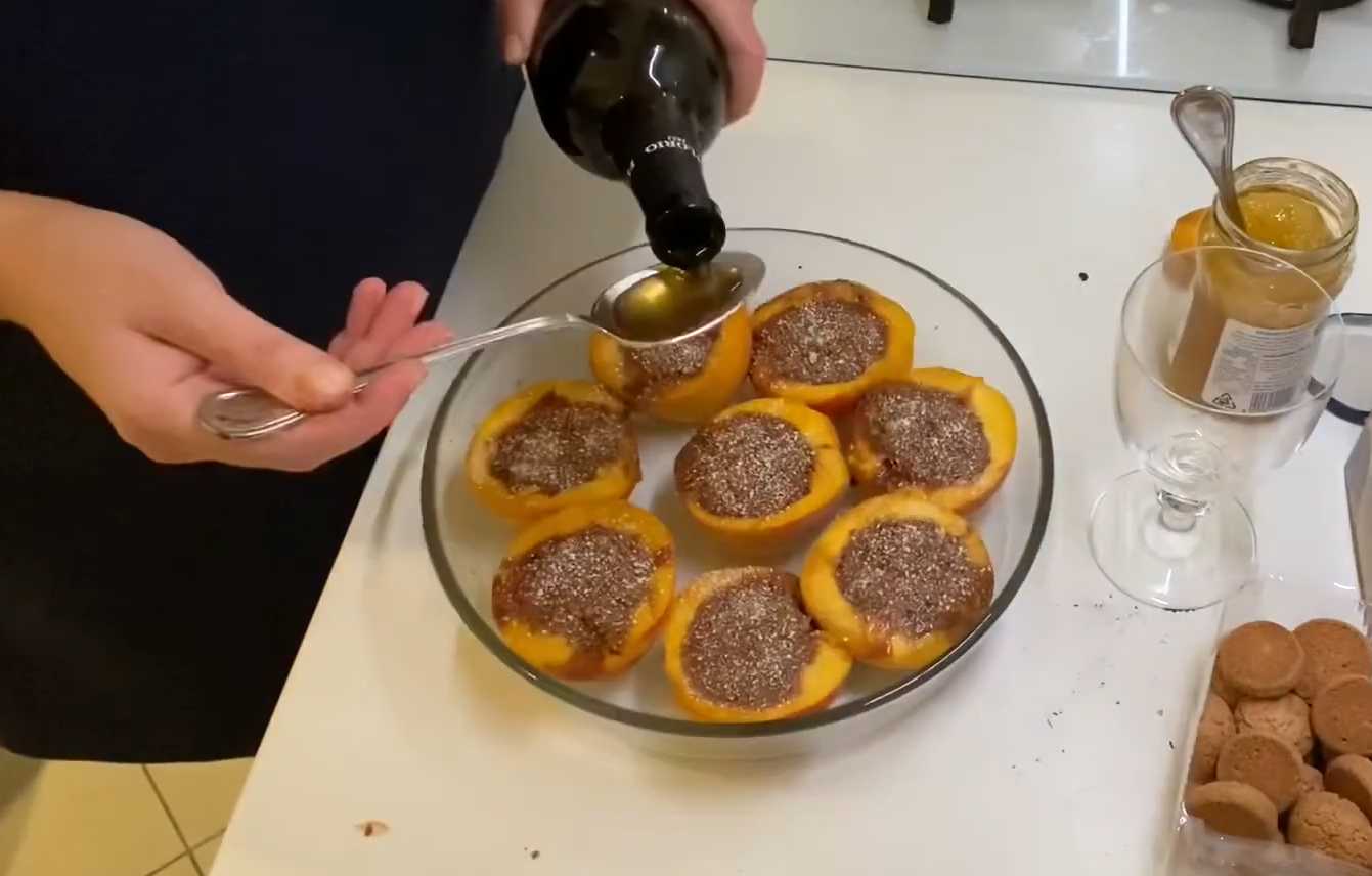 Запеченные персики по-итальянски-Шаг 10