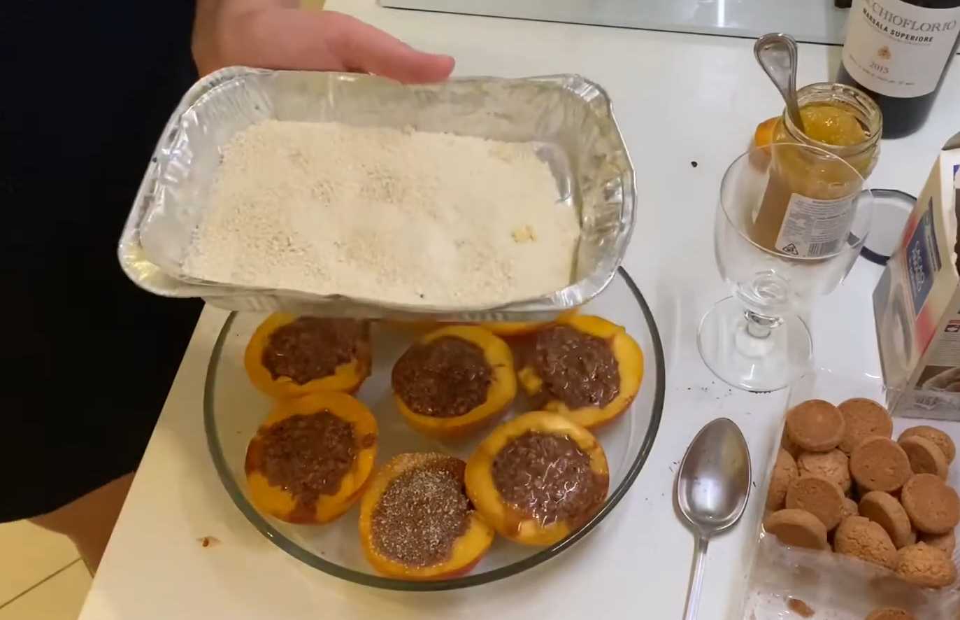 Запеченные персики по-итальянски-Шаг 9