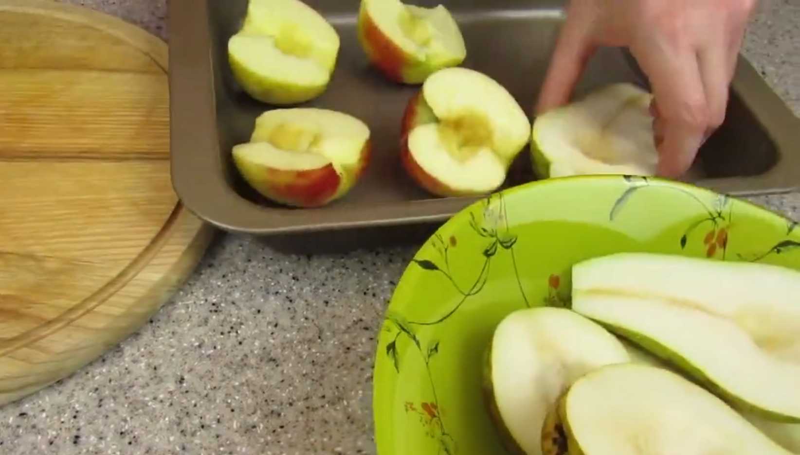 Запеченные яблоки и груши с апельсином-Шаг 2