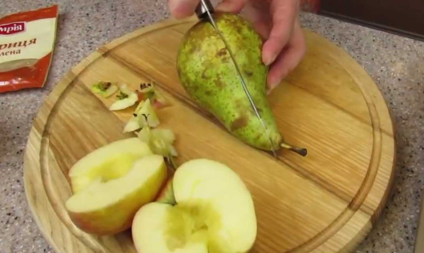 Запеченные яблоки и груши с апельсином-Шаг 1