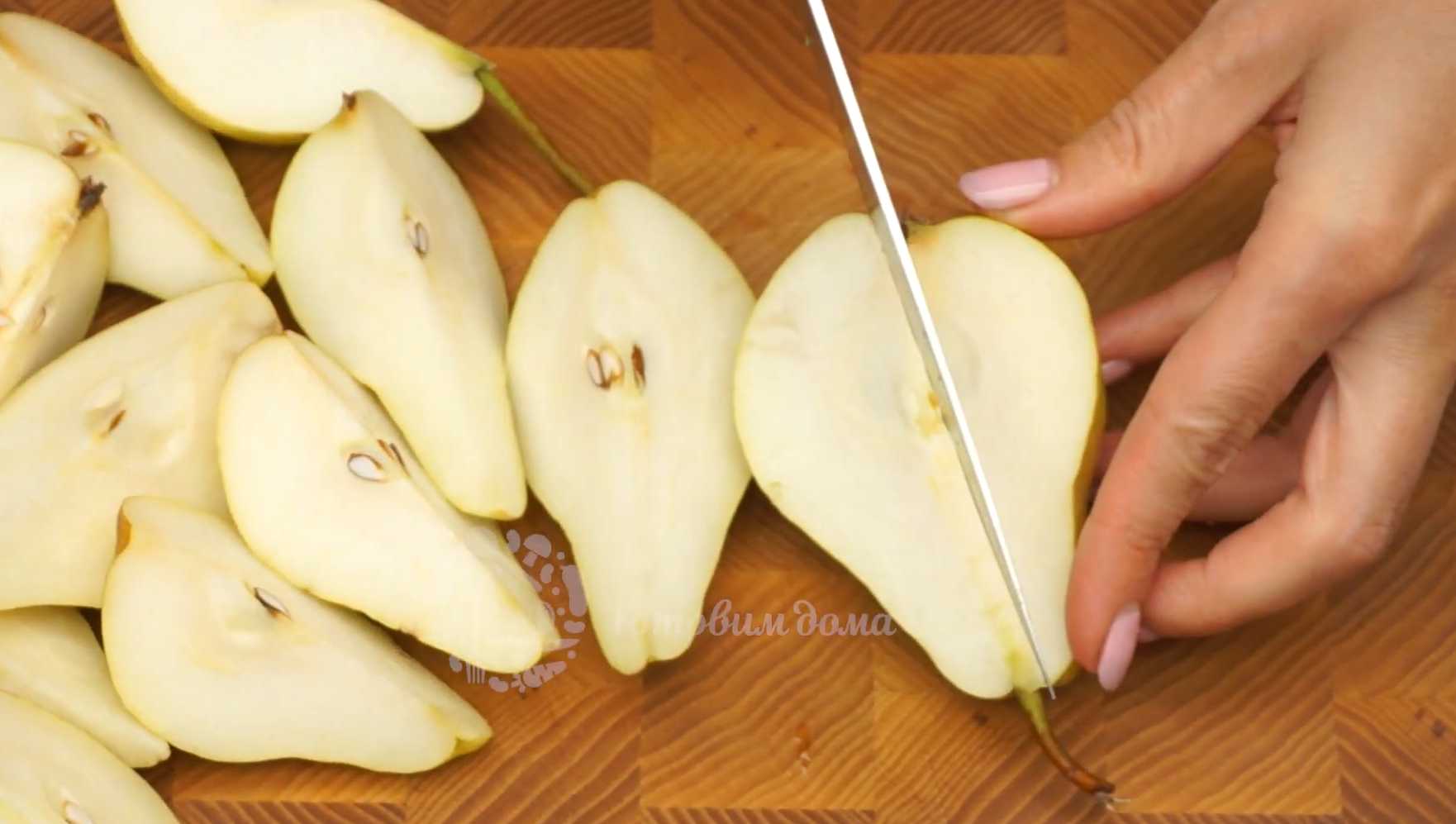 Запеченные груши с медом и корицей-Шаг 1