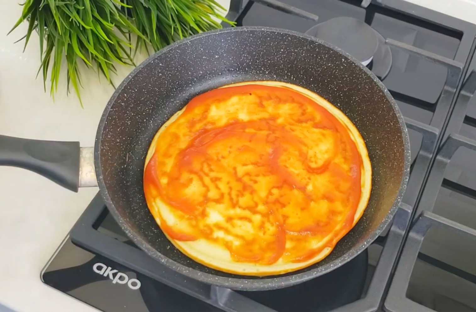 Быстрая пицца на сковороде за 10 минут-Шаг 11