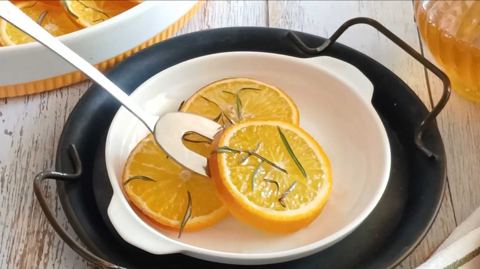 Запеченные апельсины с розмарином и медом-Шаг 6