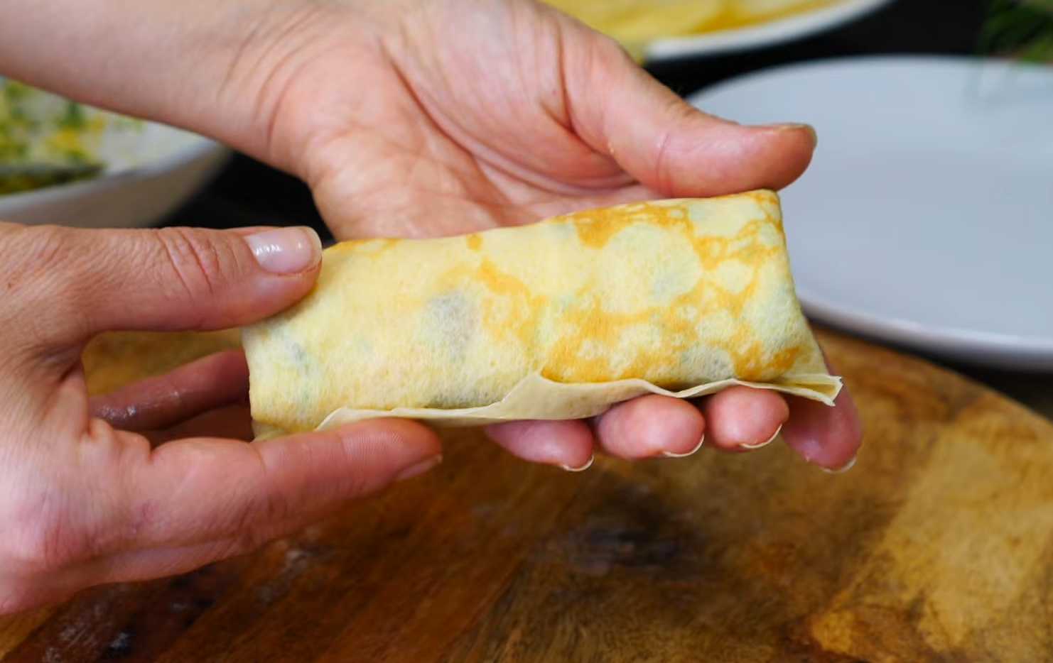 Блины с грибами и сыром-Шаг 19