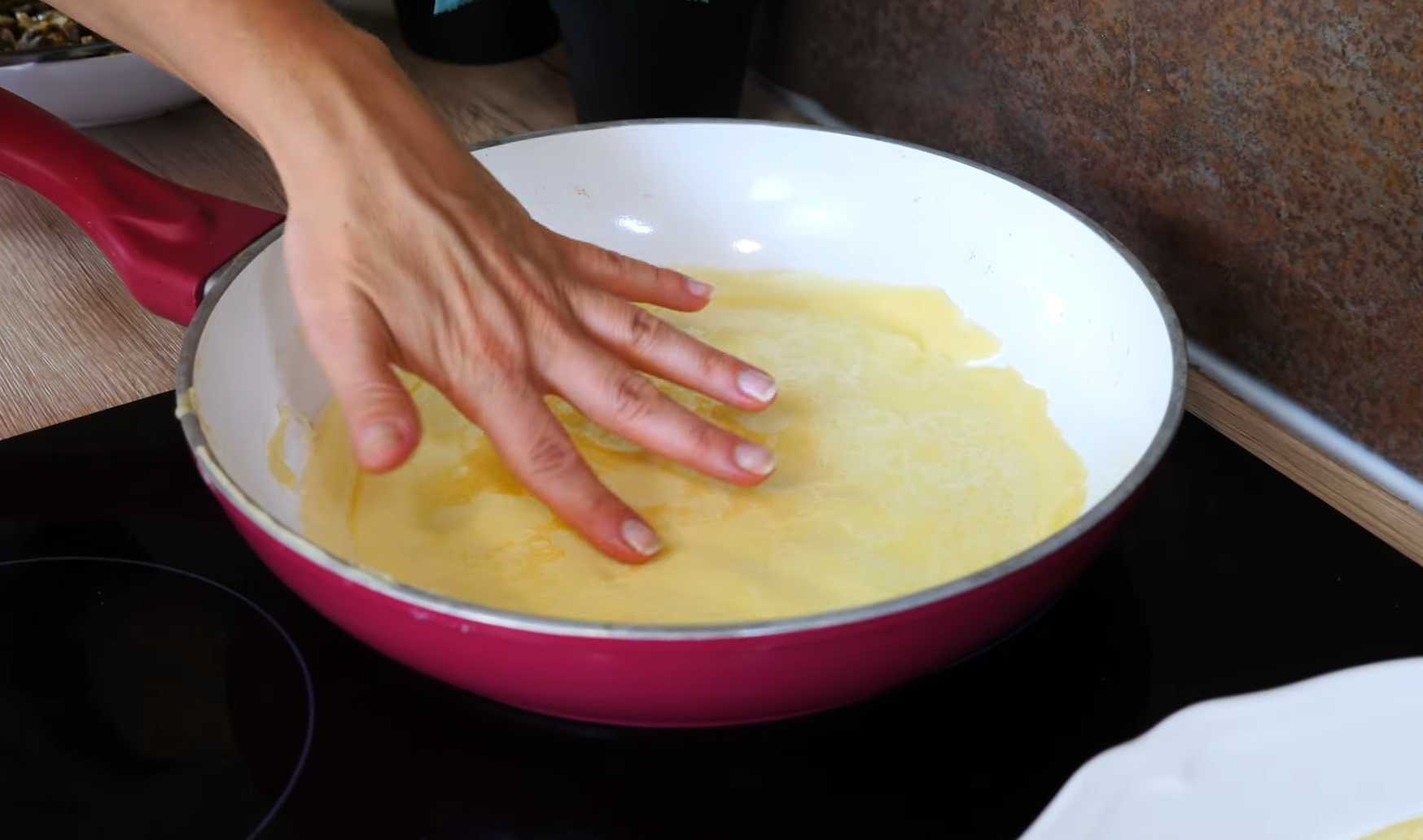 Блины с грибами и сыром-Шаг 14