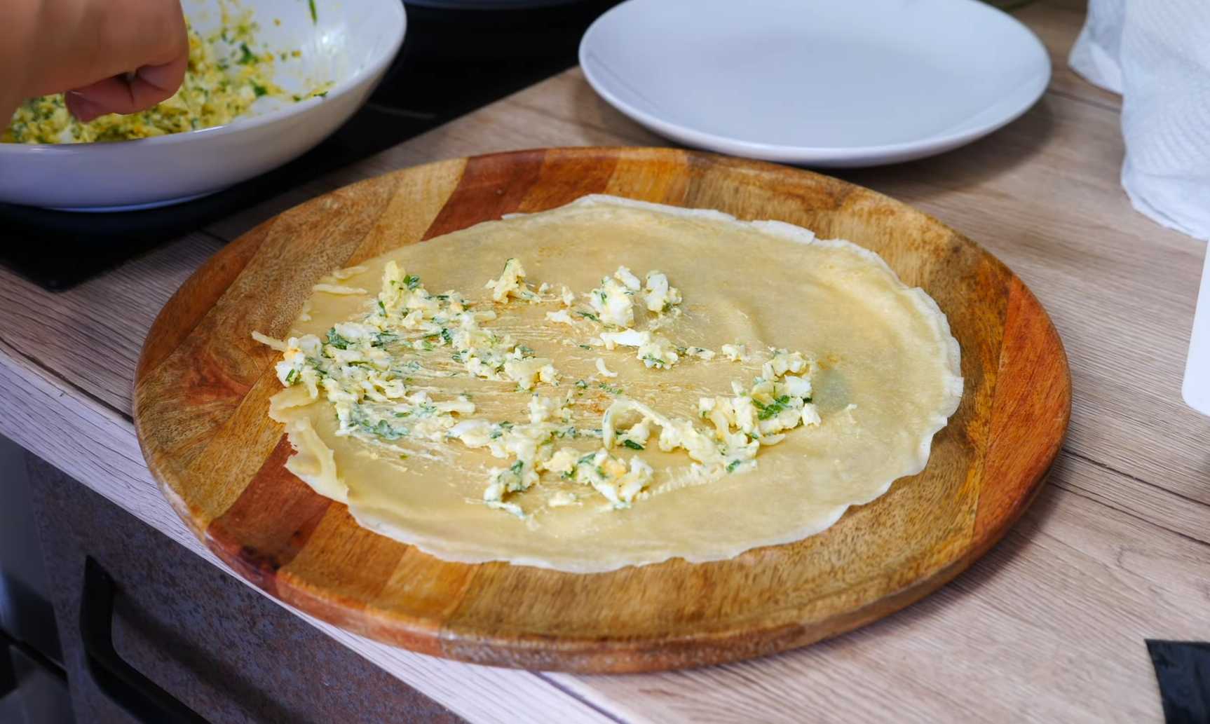 Блины с грибами и сыром-Шаг 16