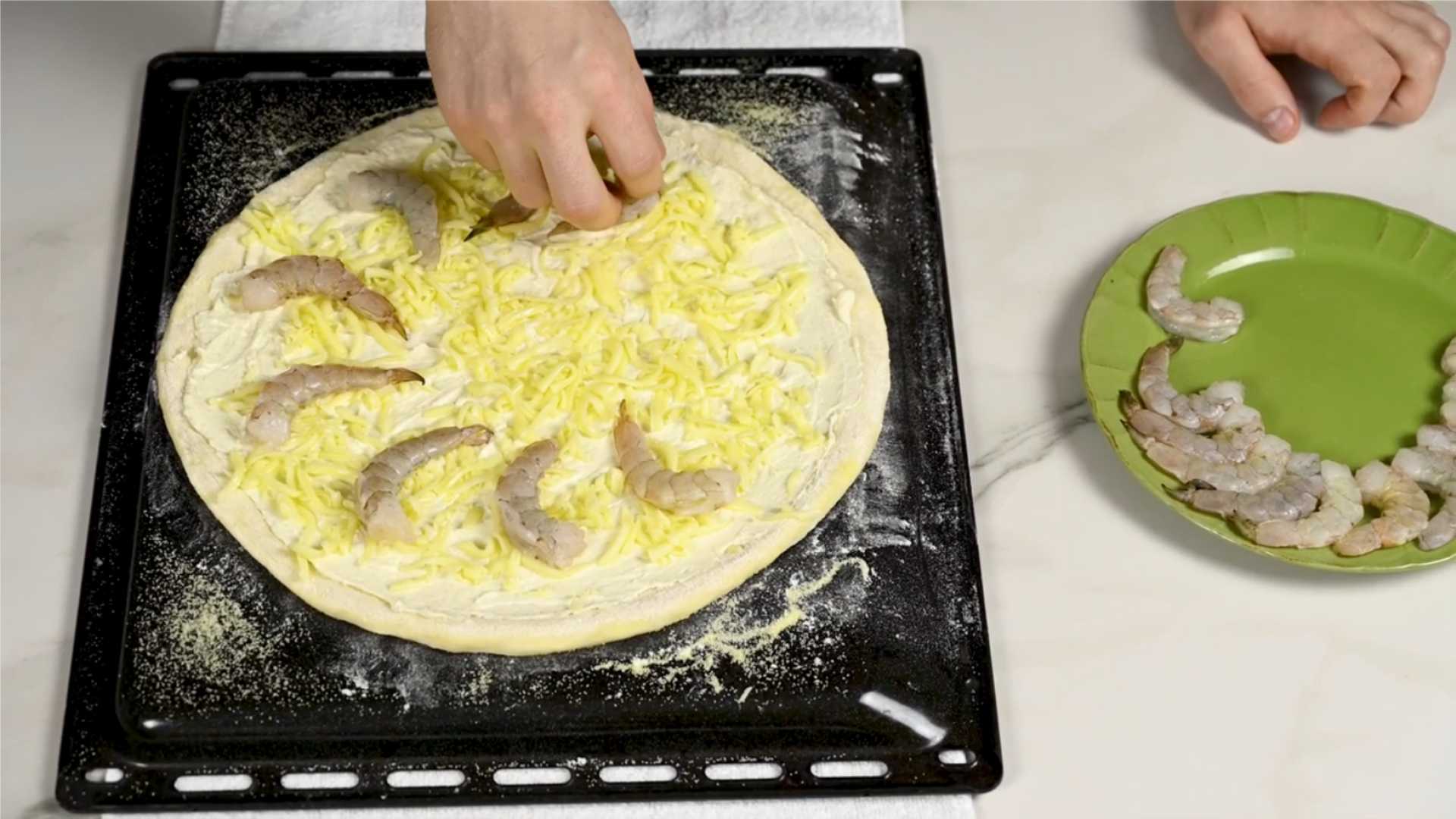 Пицца с морепродуктами-Шаг 12