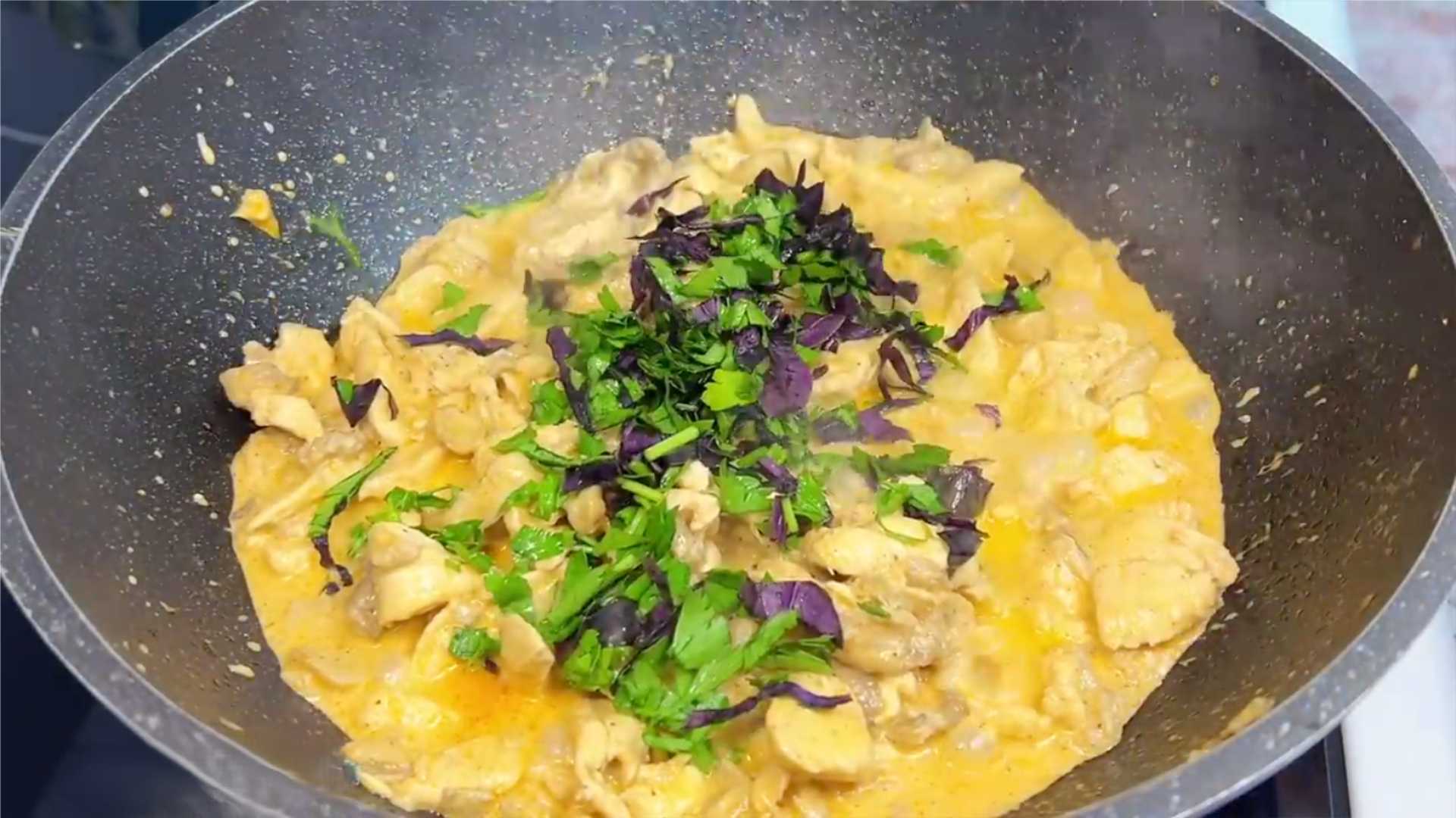 Пицца с курицей-Шаг 12