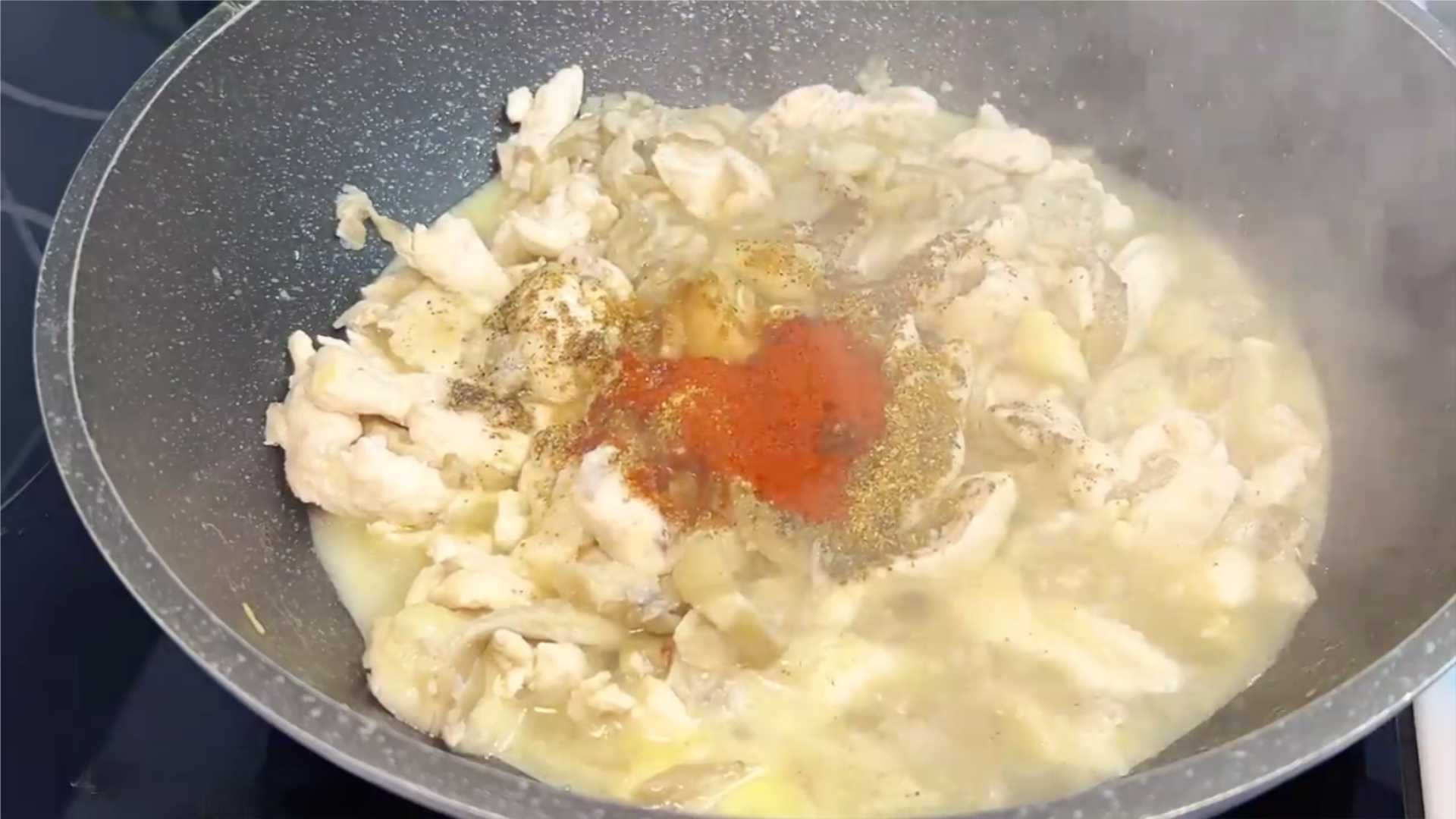 Пицца с курицей-Шаг 10