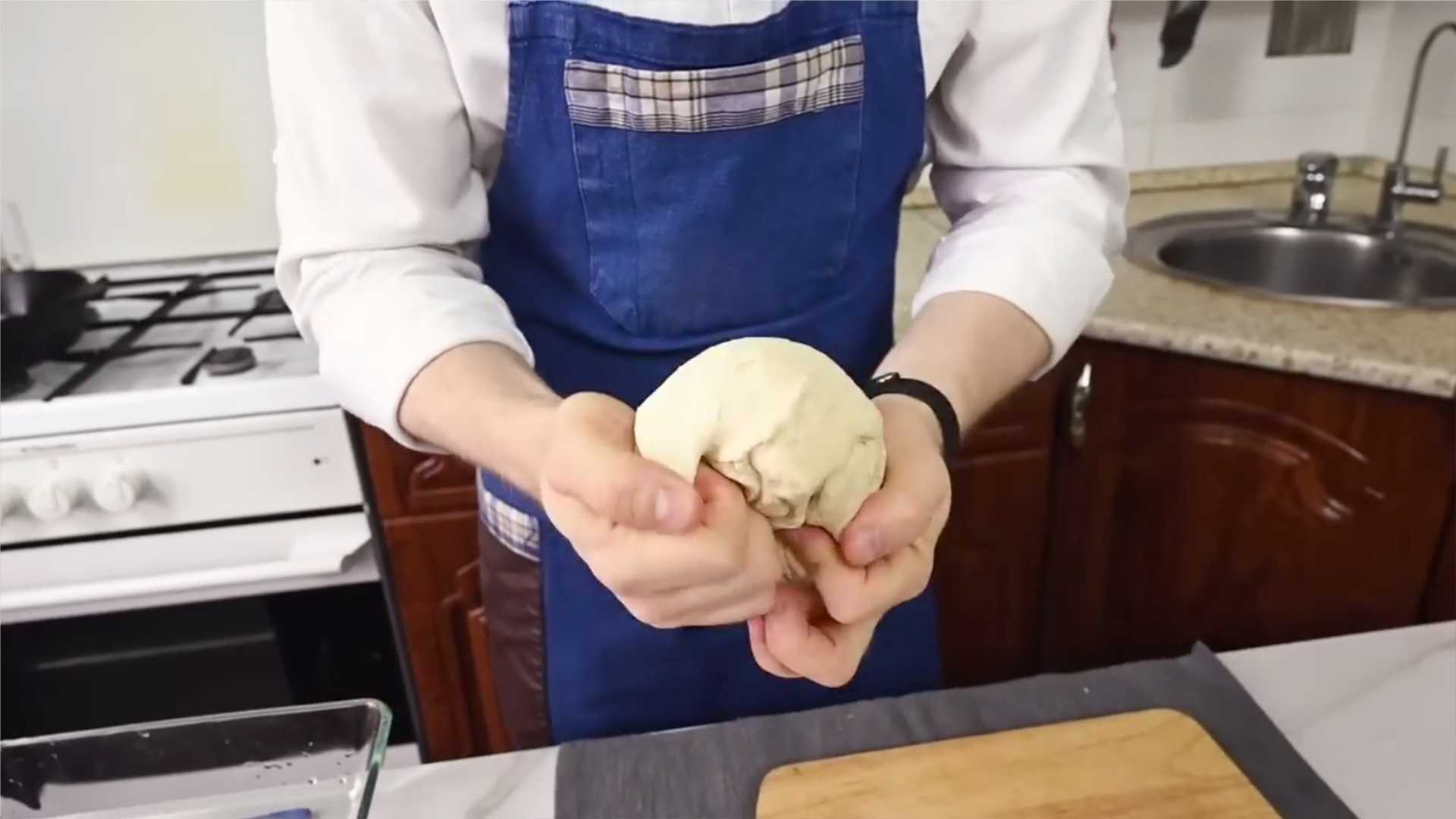 Дрожжевое тесто для пиццы-Шаг 6