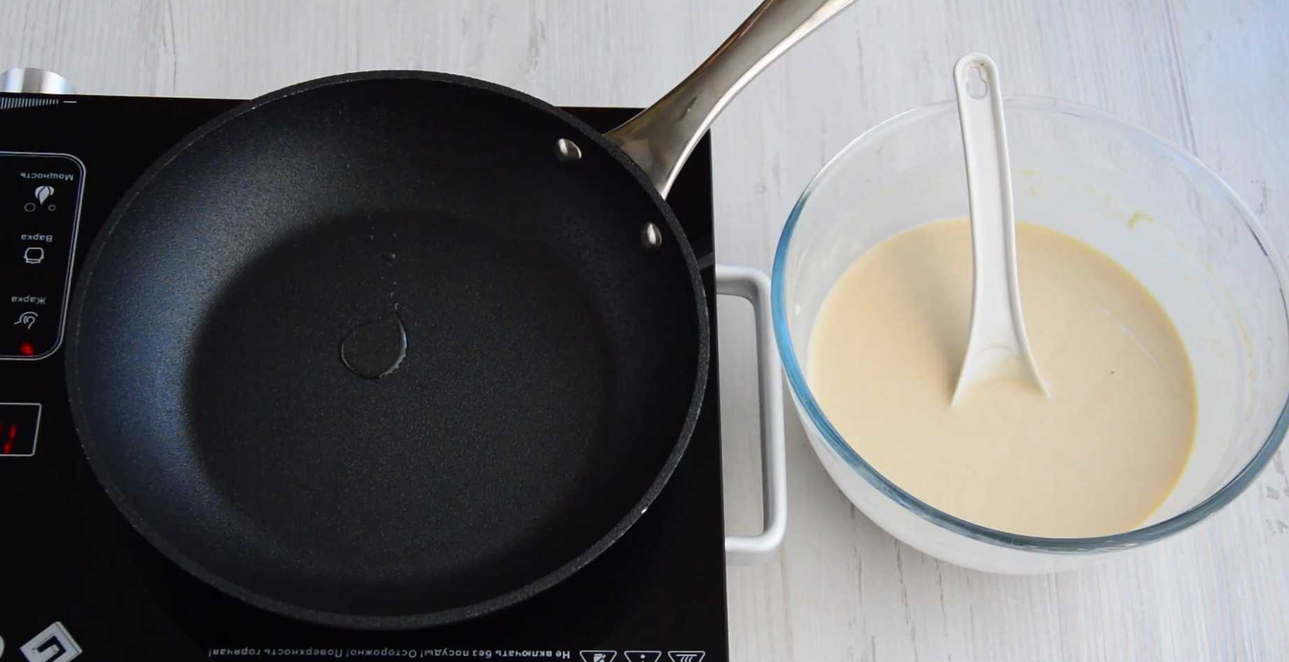 Блины из цельнозерновой муки на кефире-Шаг 6