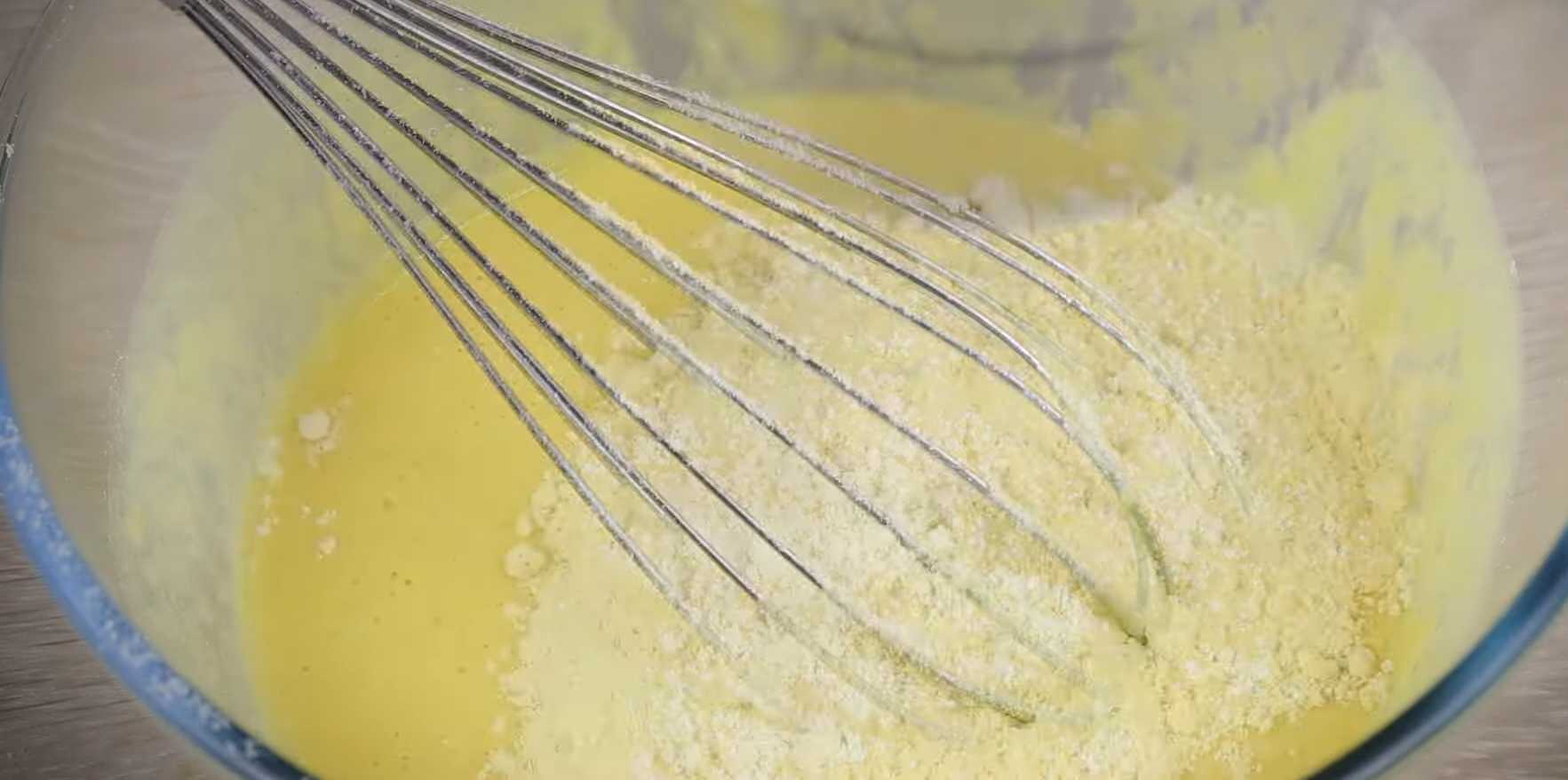 Кукурузные блины на молоке-Шаг 5